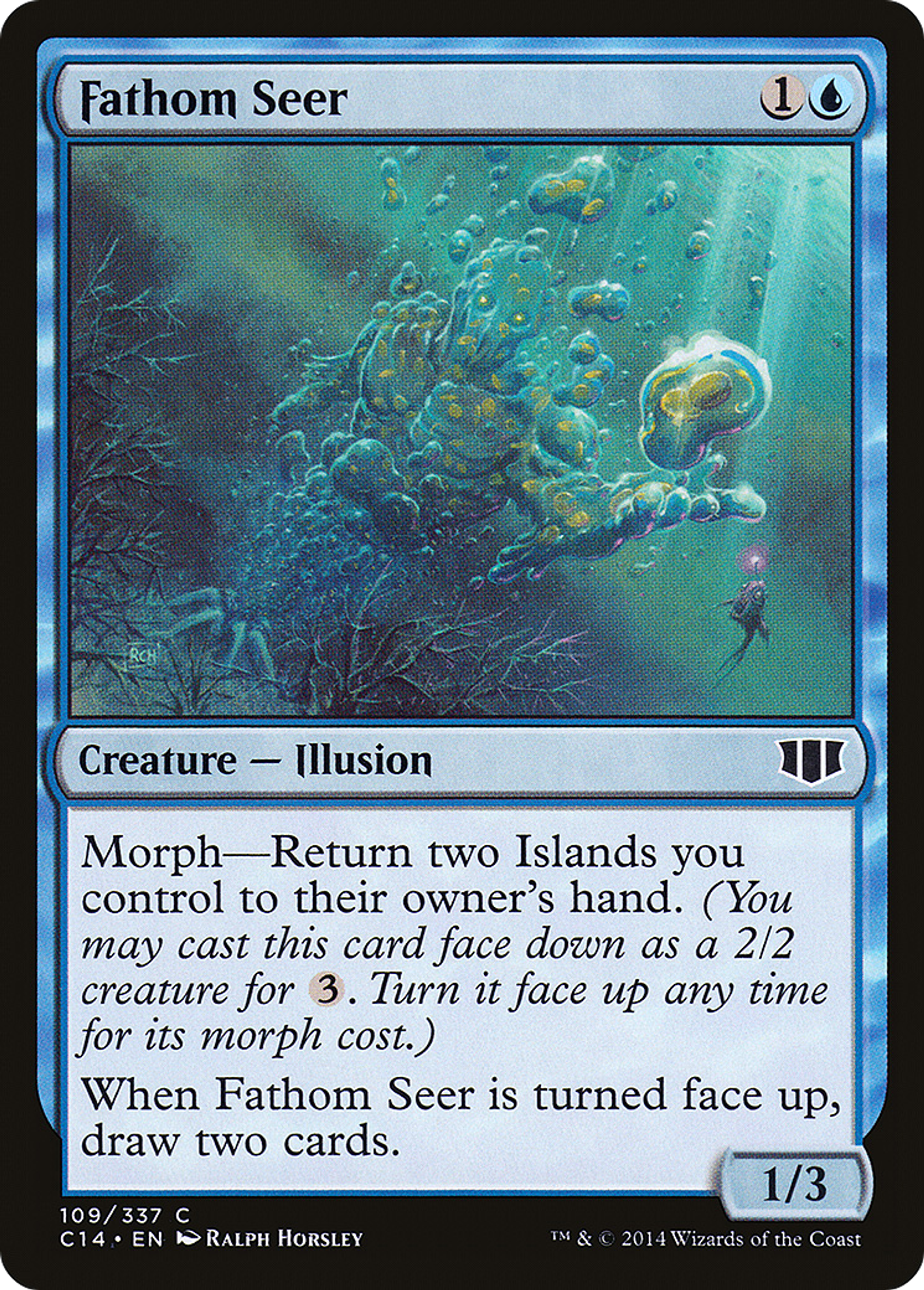 Fathom Seer — Commander 2014 — Magic: The Gathering