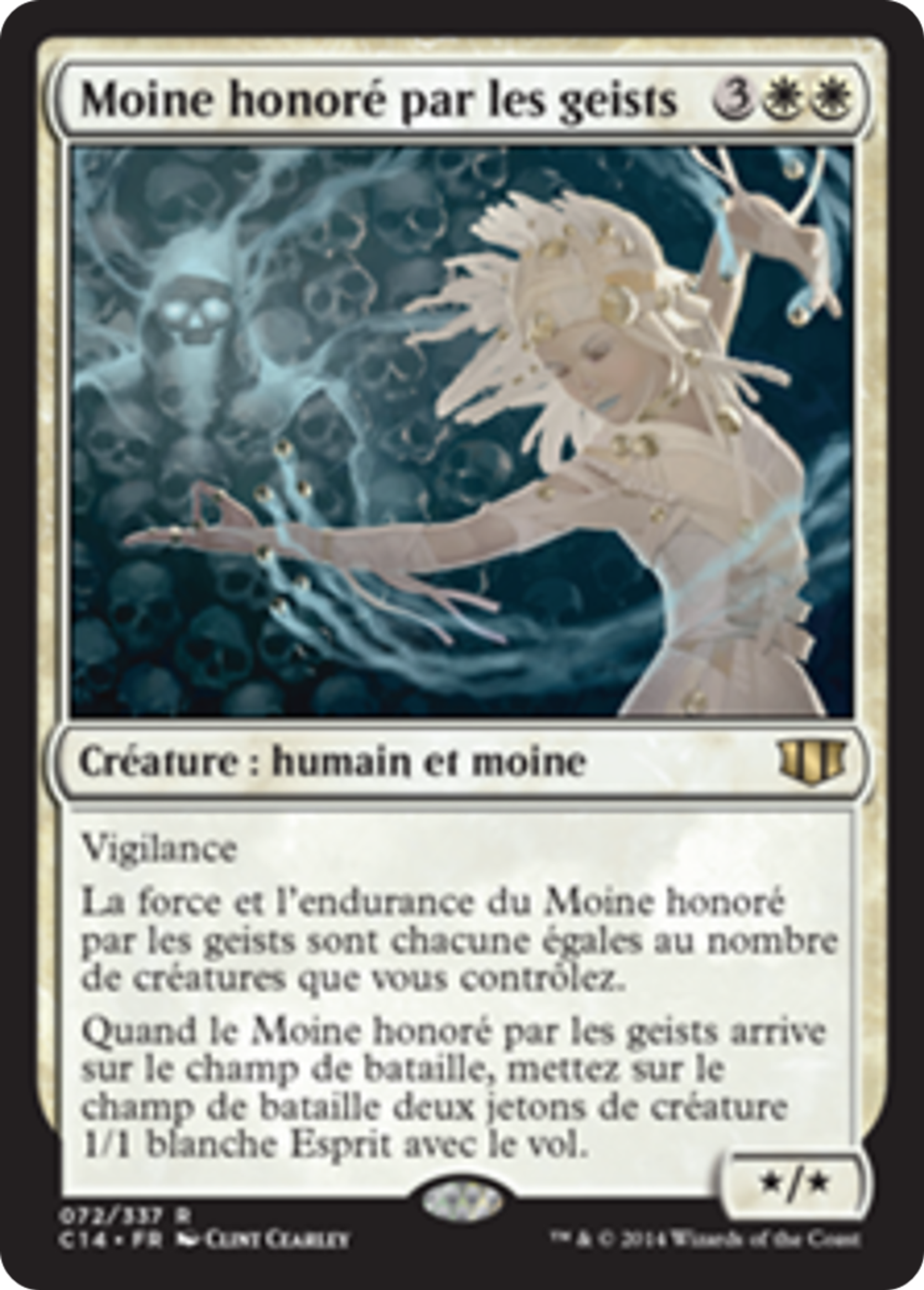 Moine honoré par les geists — Commander 2014 — Magic: The Gathering