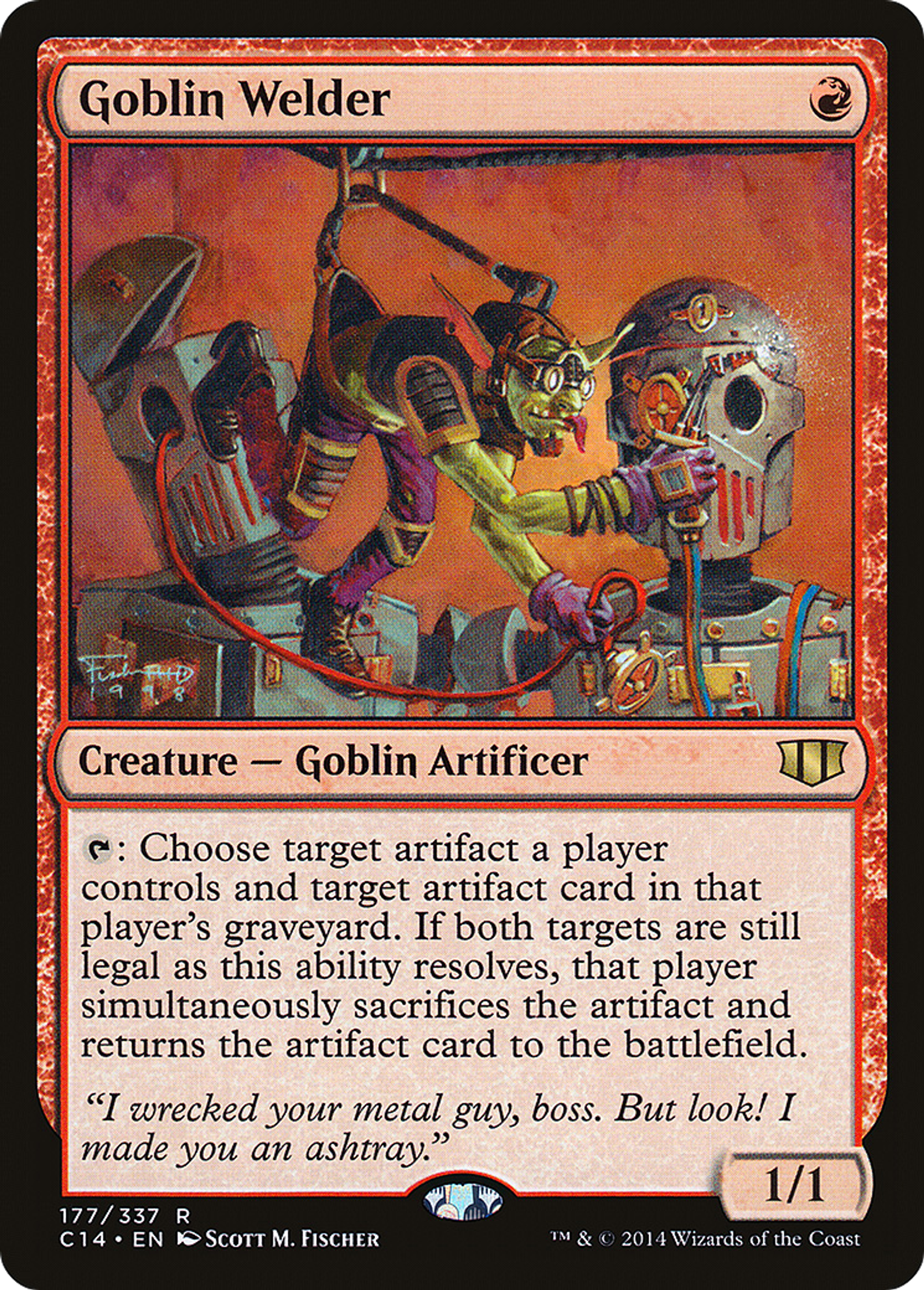 Goblin Welder — Commander 2014 — Magic: The Gathering