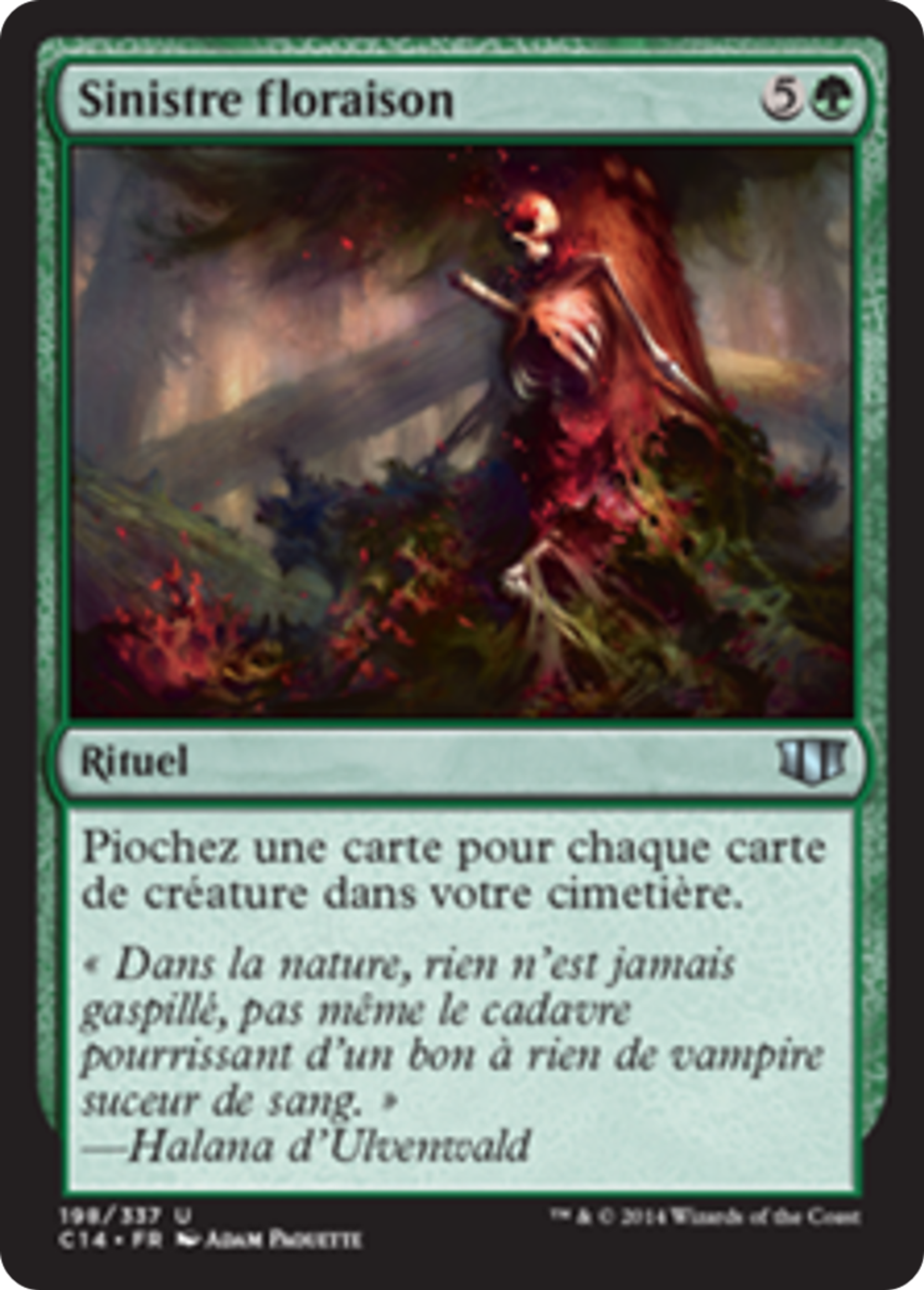 Sinistre floraison — Commander 2014 — Magic: The Gathering