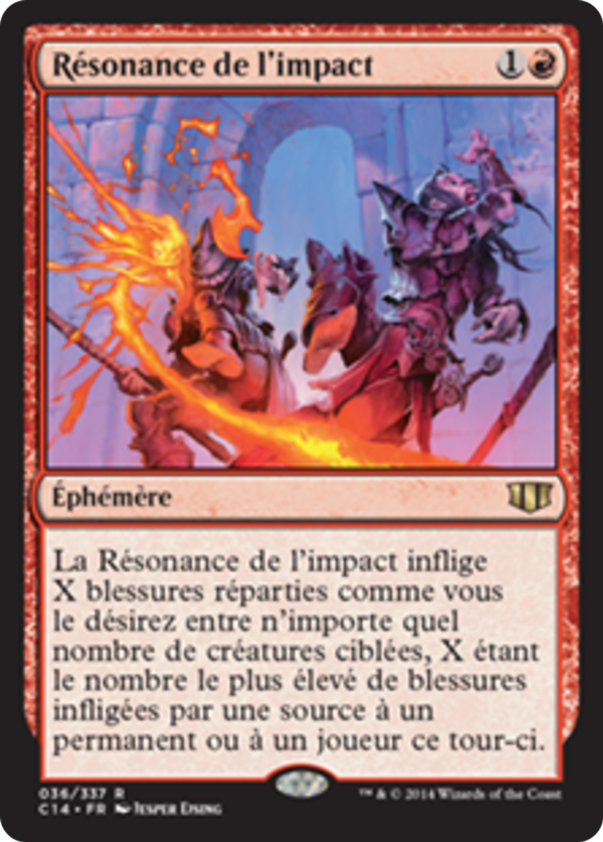 Résonance de l'impact — Commander 2014 — Magic: The Gathering