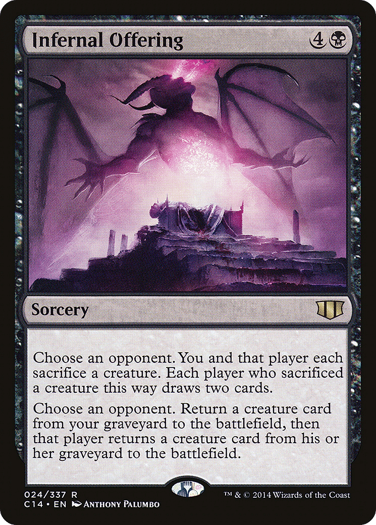 Infernal Offering — Commander 2014 — Magic: The Gathering