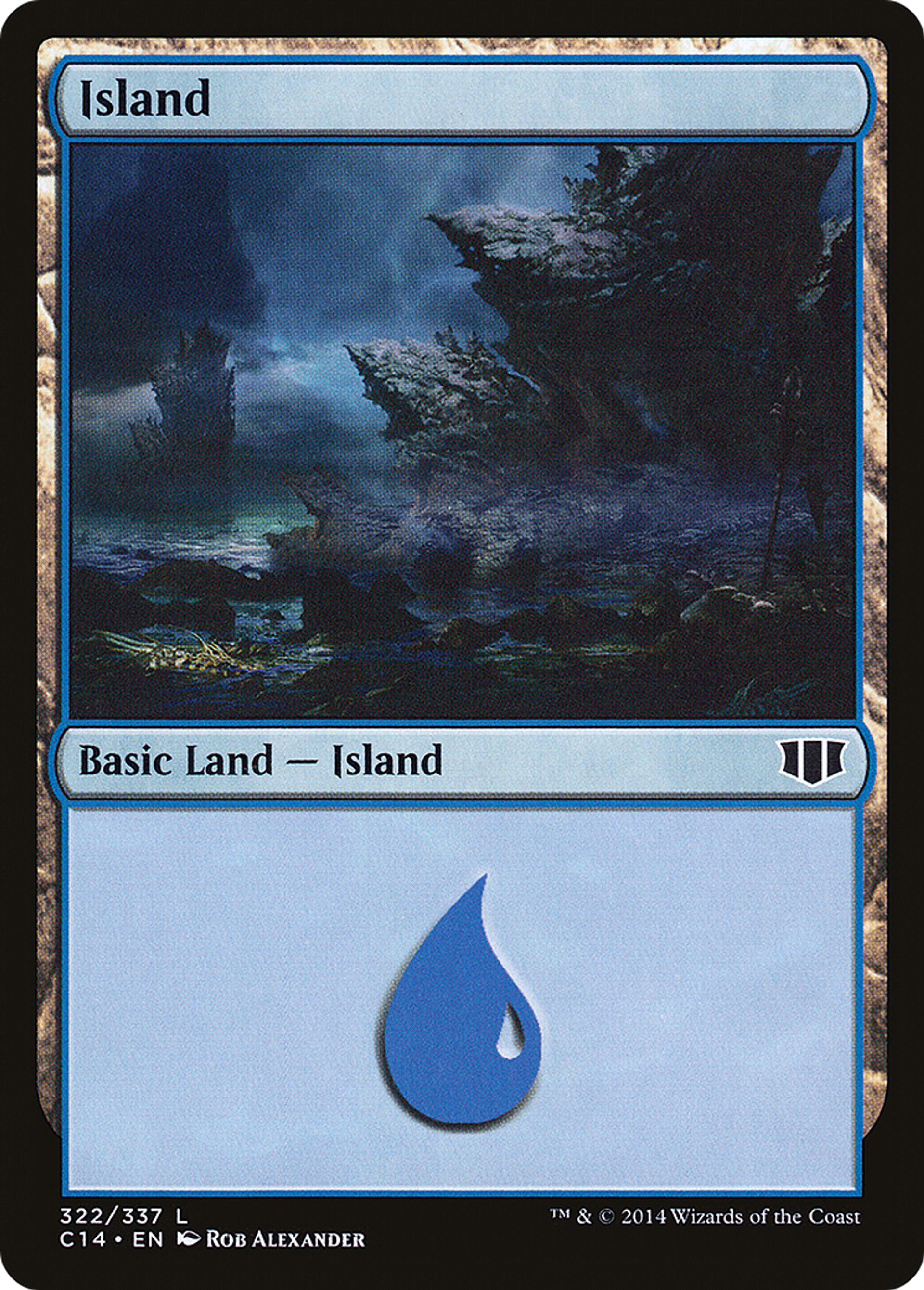 Island — Commander 2014 — Magic: The Gathering