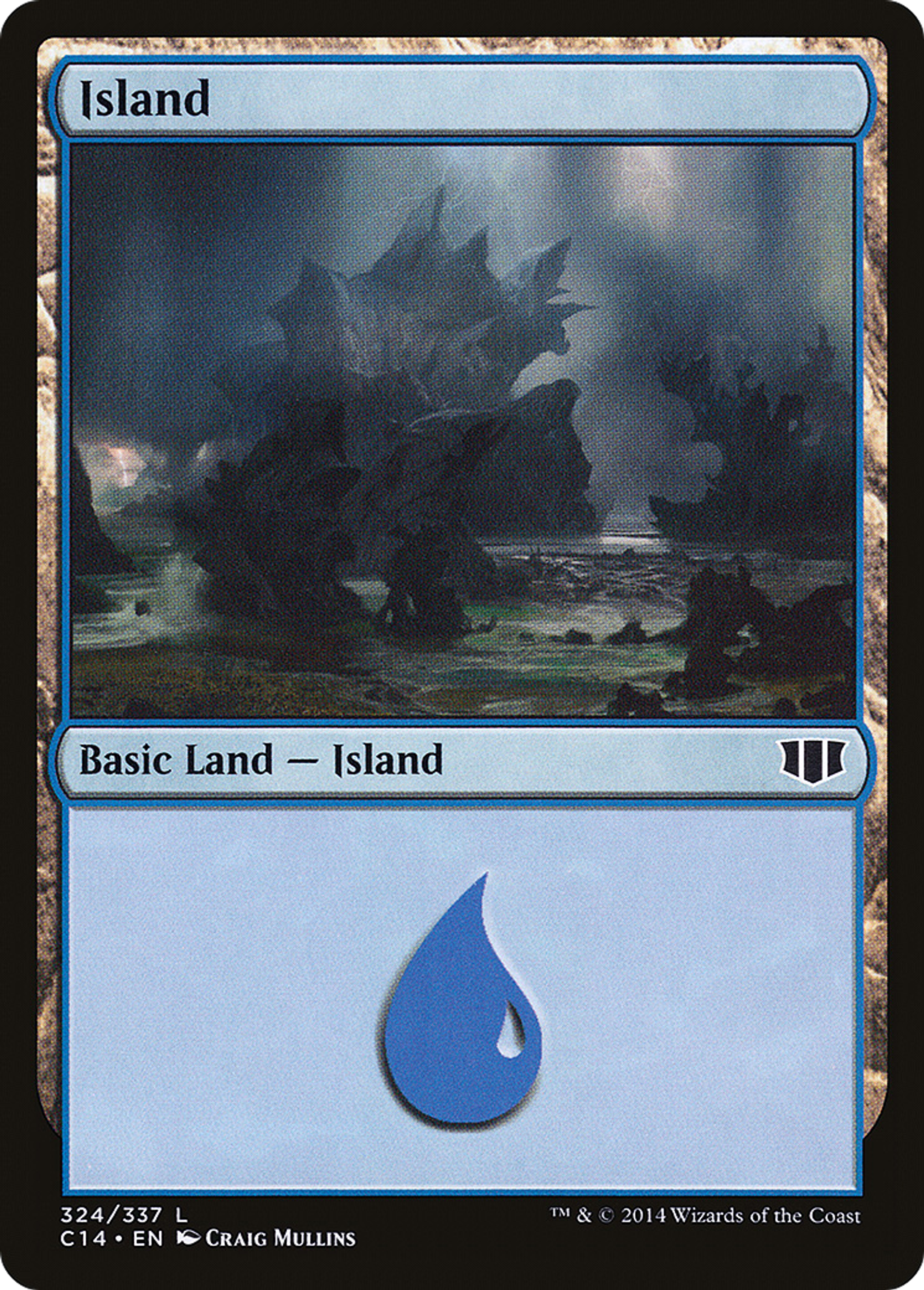 Island — Commander 2014 — Magic: The Gathering