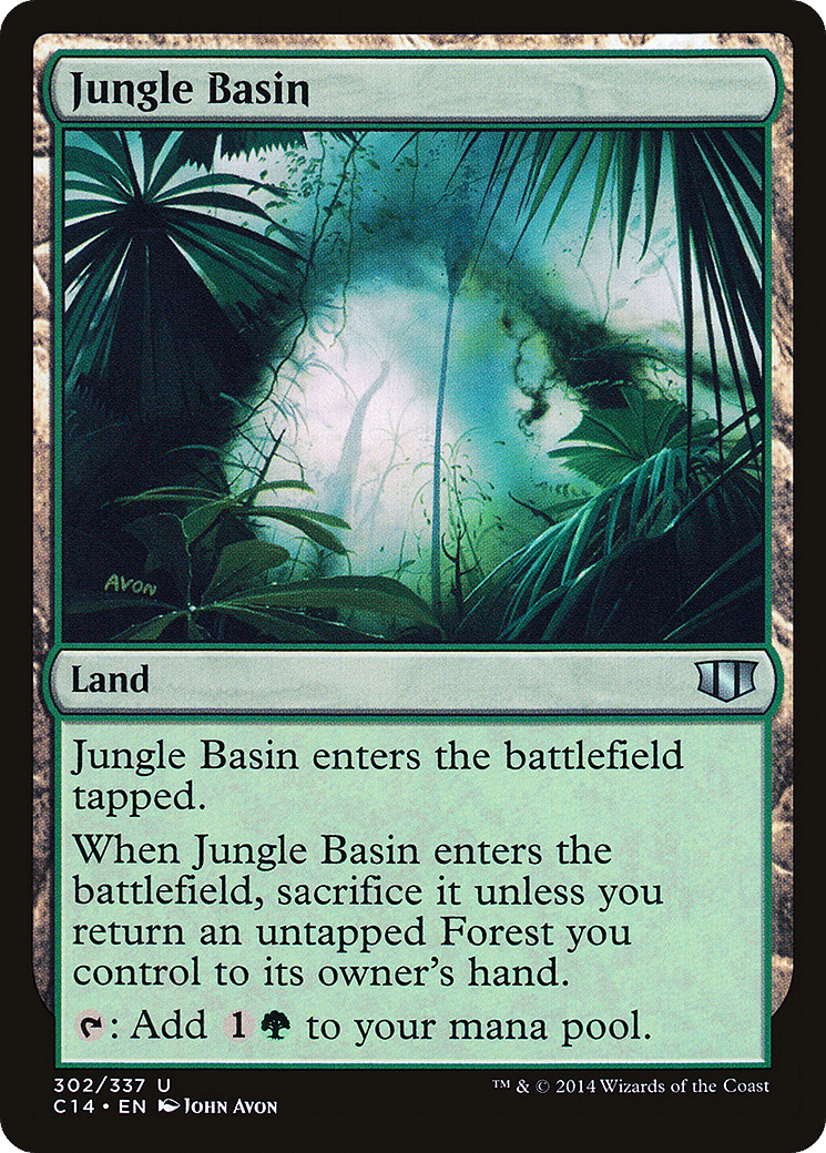 Jungle Basin — Commander 2014 — Magic: The Gathering