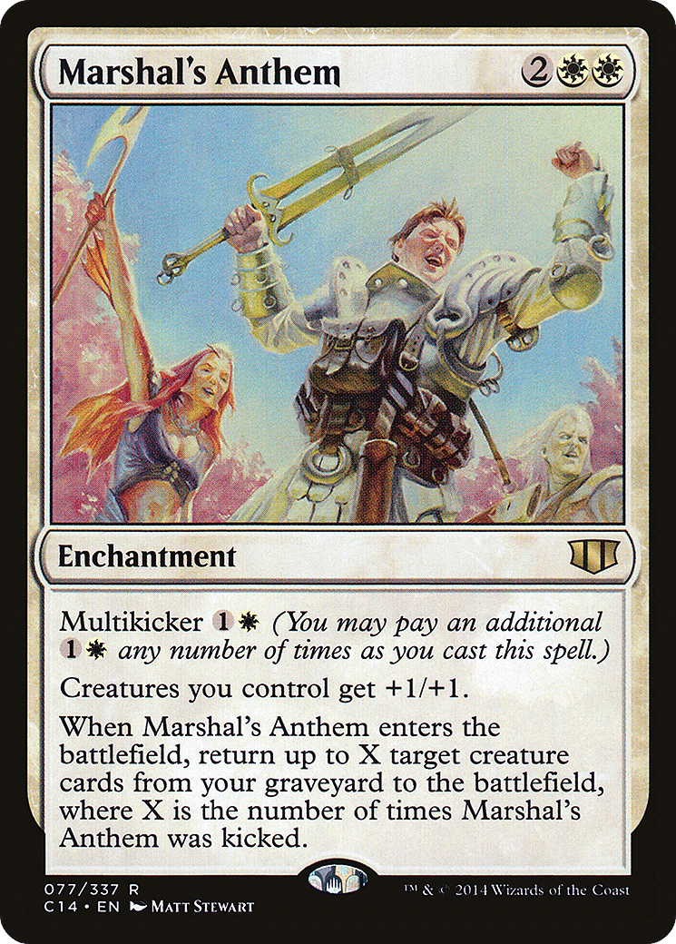 Marshal's Anthem — Commander 2014 — Magic: The Gathering