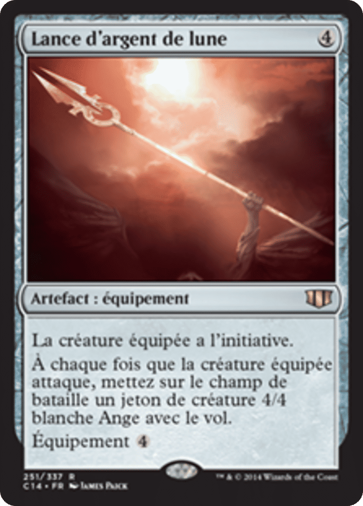 Lance d'argent de lune — Commander 2014 — Magic: The Gathering