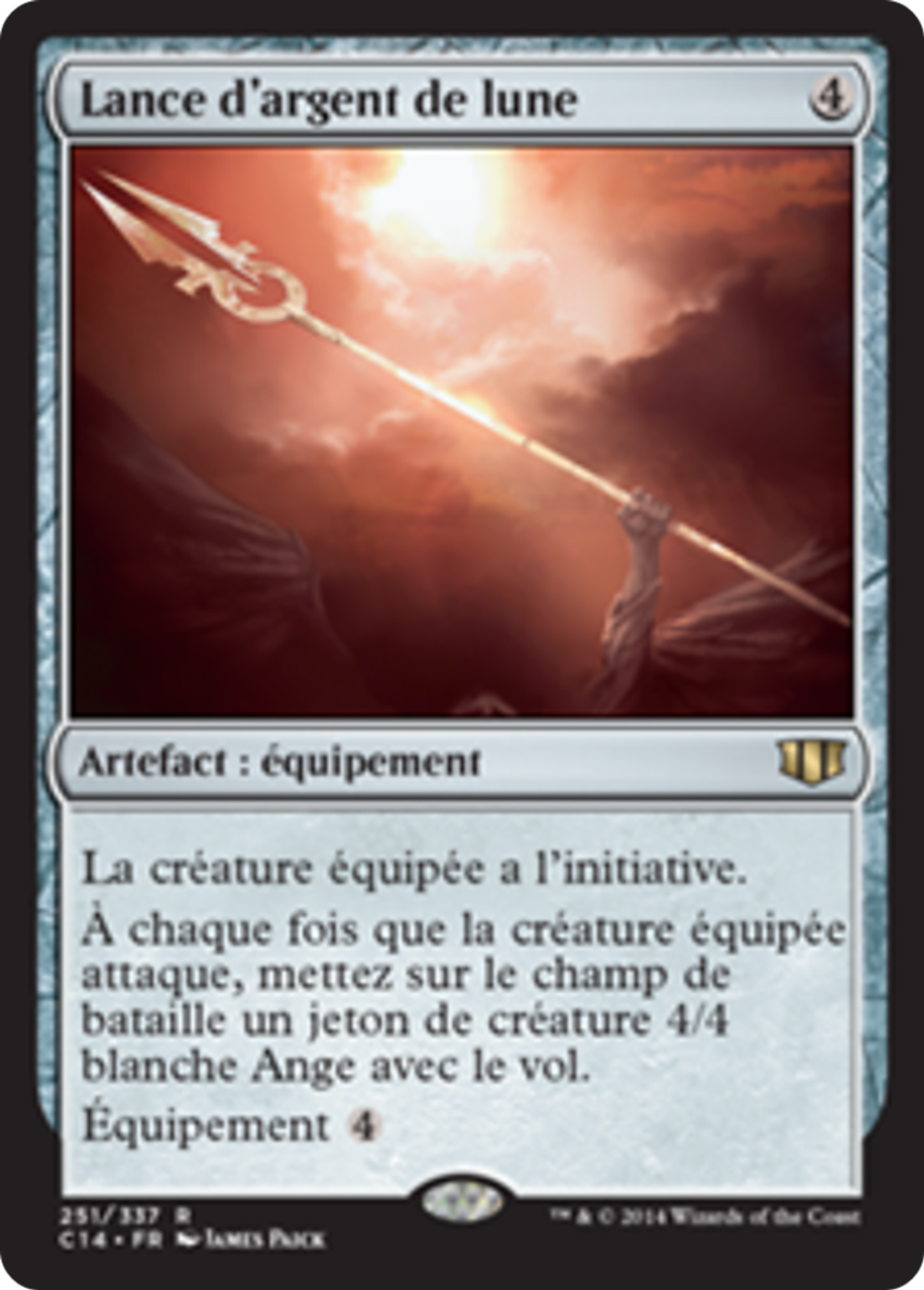 Lance d'argent de lune — Commander 2014 — Magic: The Gathering