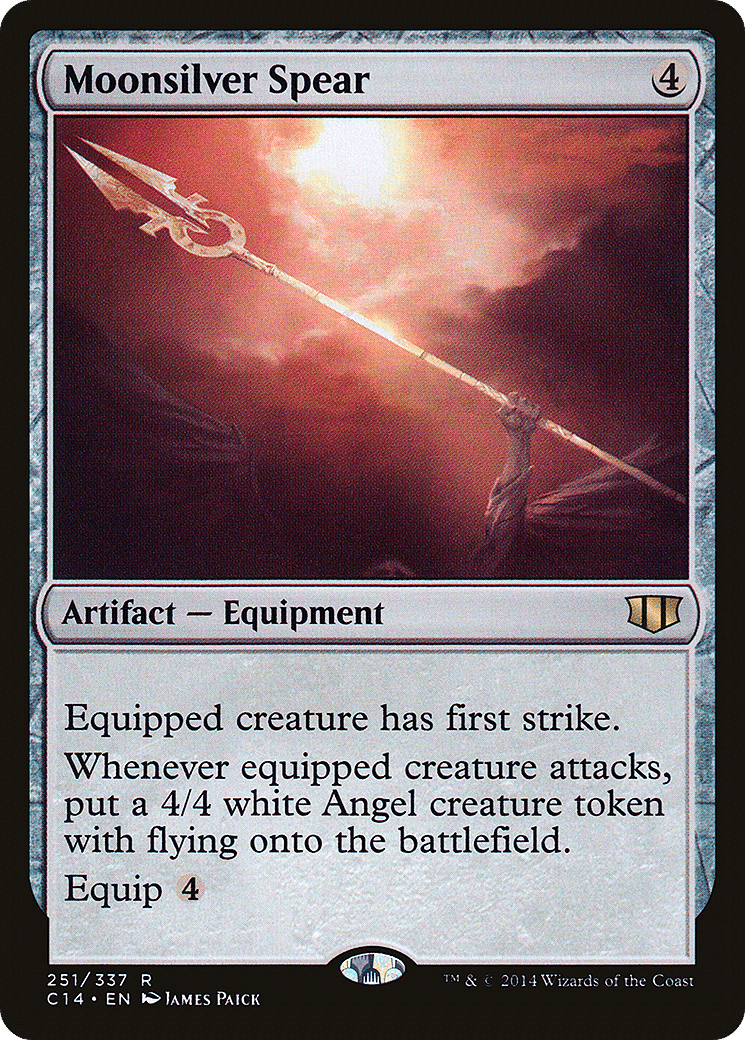Moonsilver Spear — Commander 2014 — Magic: The Gathering