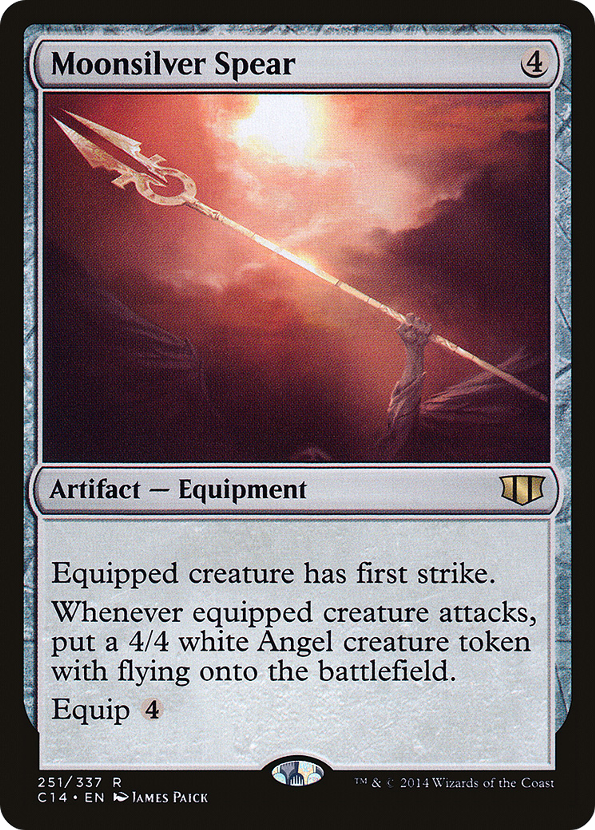 Moonsilver Spear — Commander 2014 — Magic: The Gathering