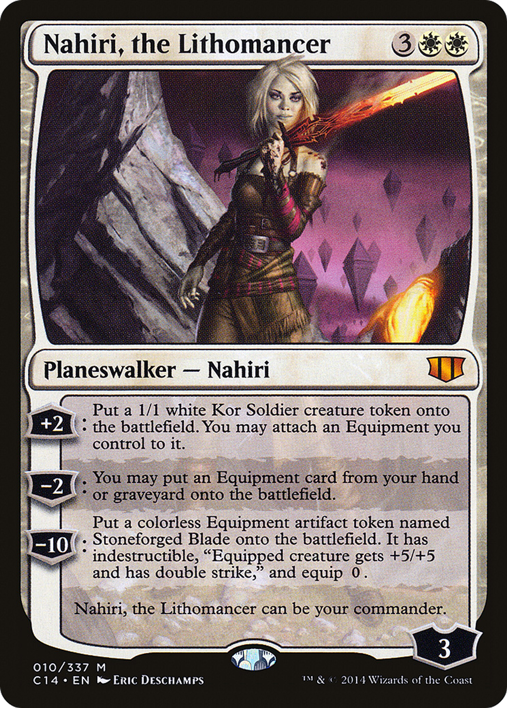 Nahiri, the Lithomancer — Commander 2014 — Magic: The Gathering