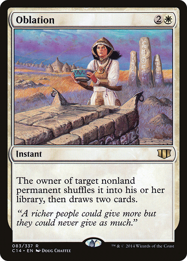 Oblation — Commander 2014 — Magic: The Gathering