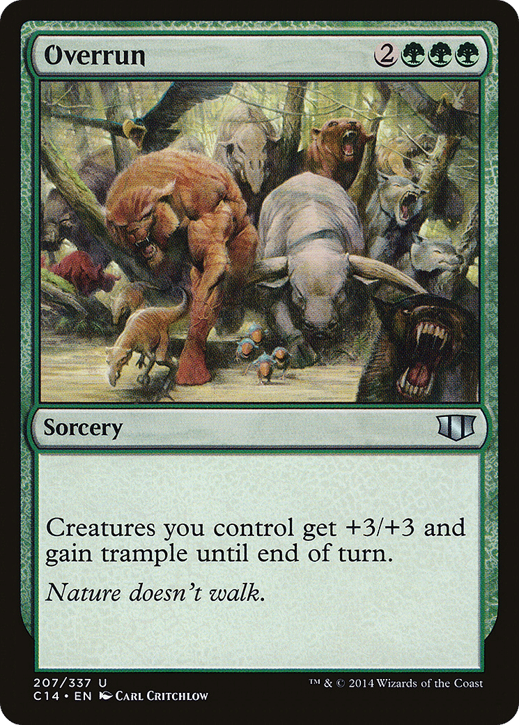 Overrun — Commander 2014 — Magic: The Gathering