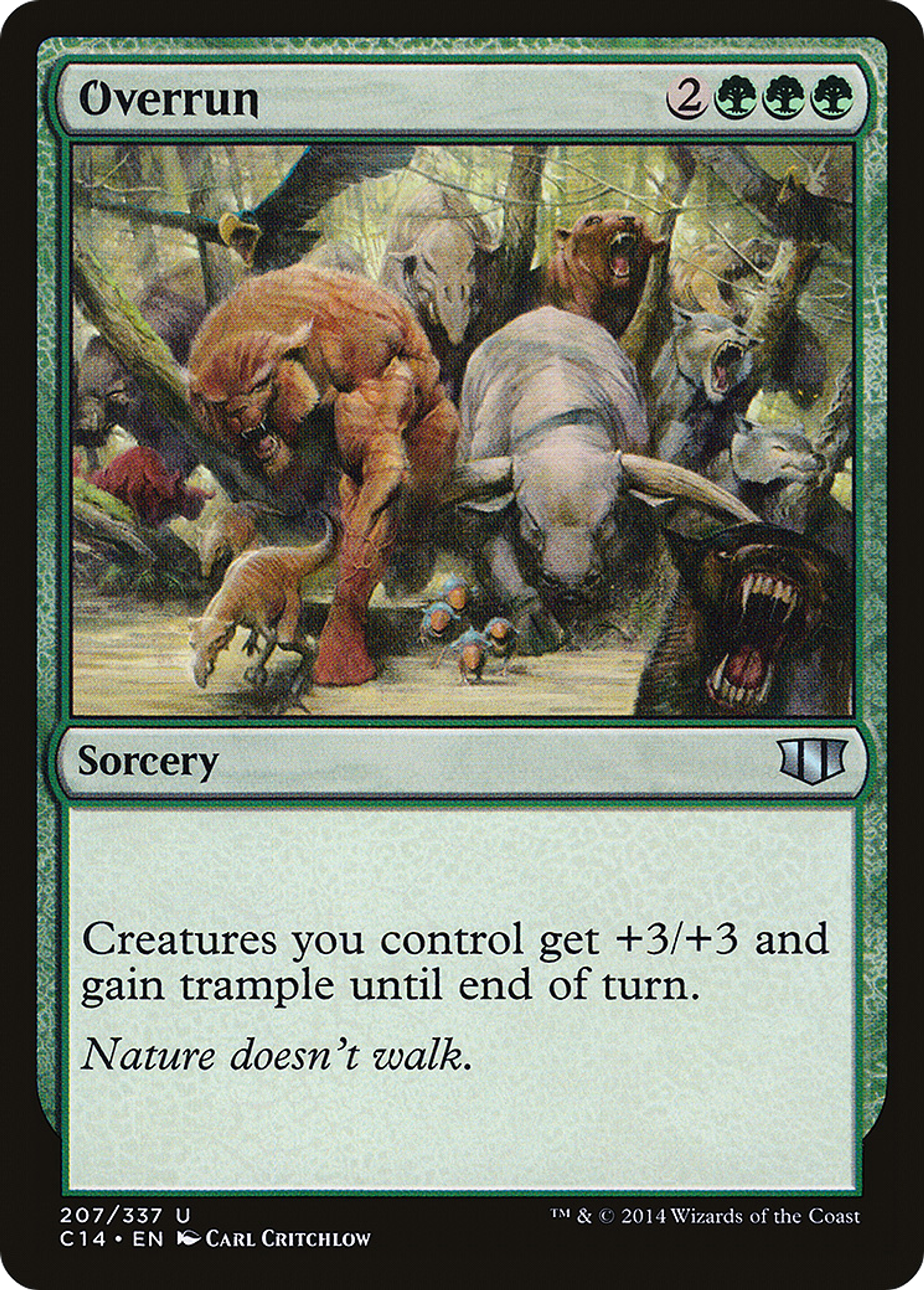 Overrun — Commander 2014 — Magic: The Gathering
