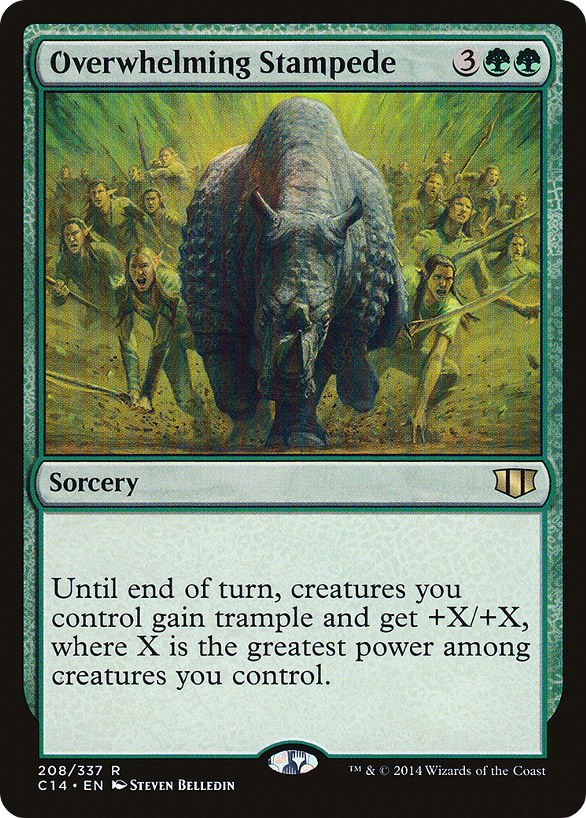 Overwhelming Stampede — Commander 2014 — Magic: The Gathering