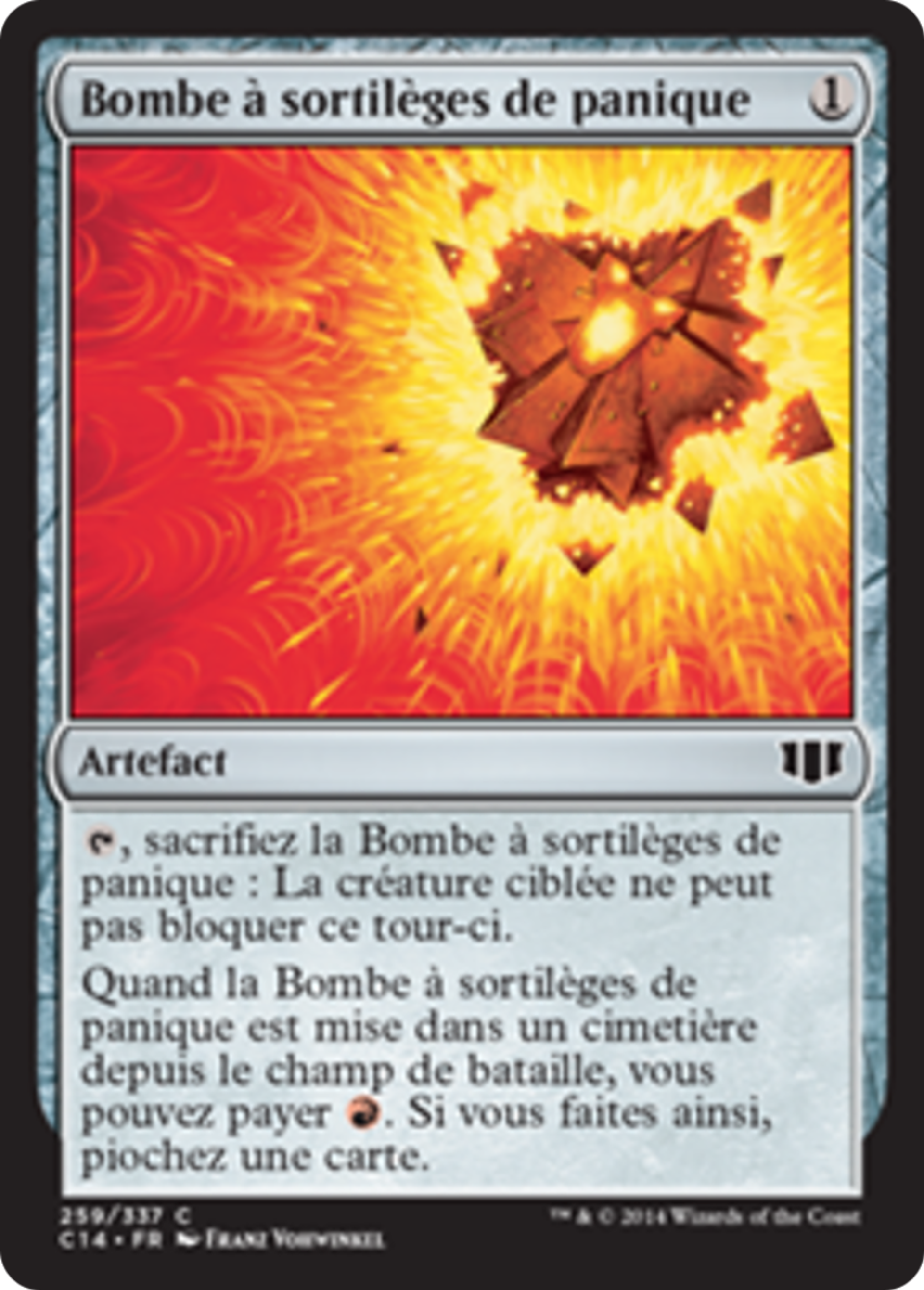 Bombe à sortilèges de panique — Commander 2014 — Magic: The Gathering