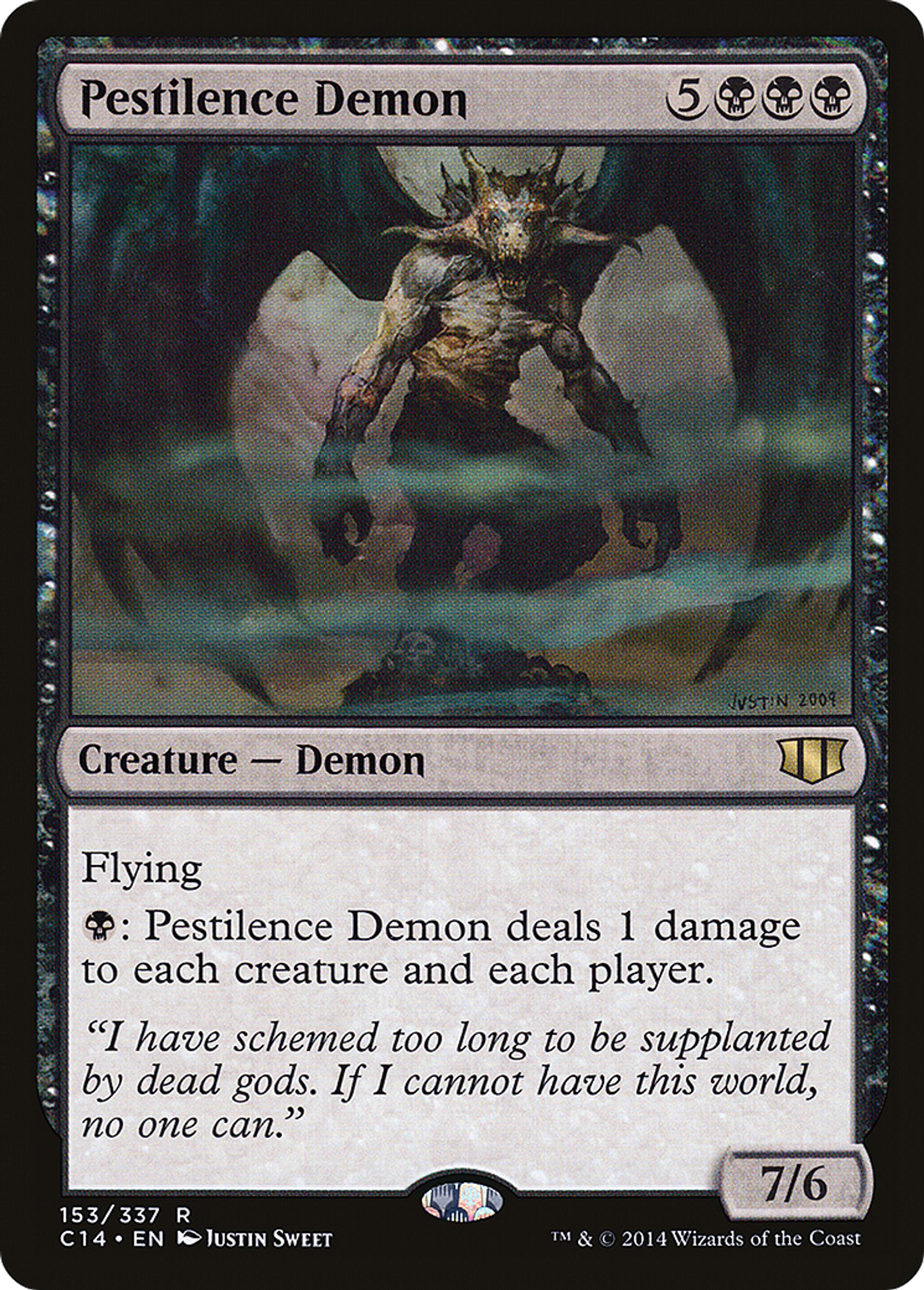 Pestilence Demon — Commander 2014 — Magic: The Gathering