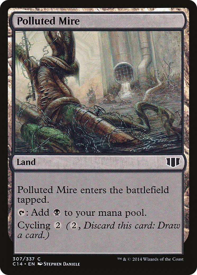 Polluted Mire — Commander 2014 — Magic: The Gathering