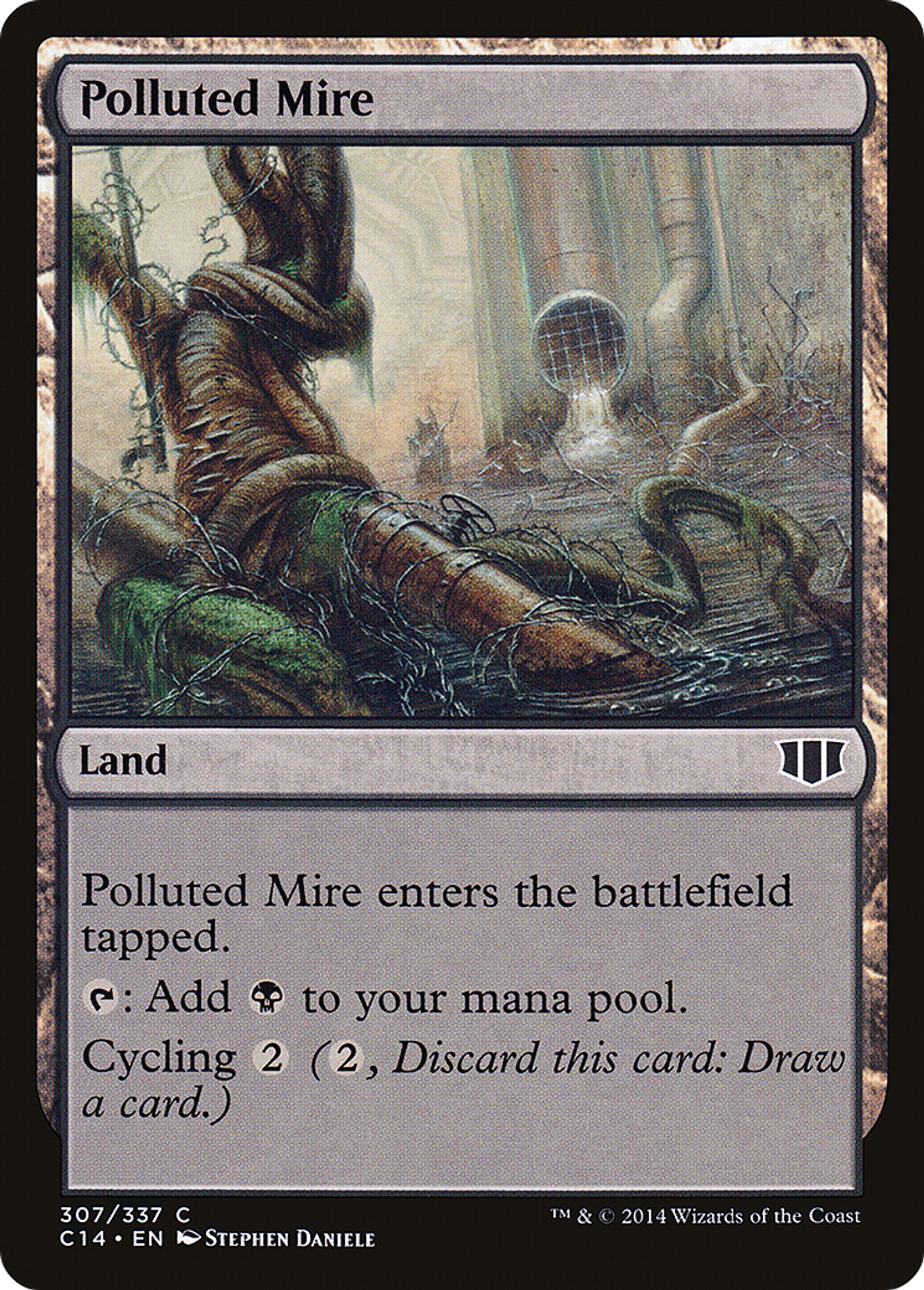 Polluted Mire — Commander 2014 — Magic: The Gathering