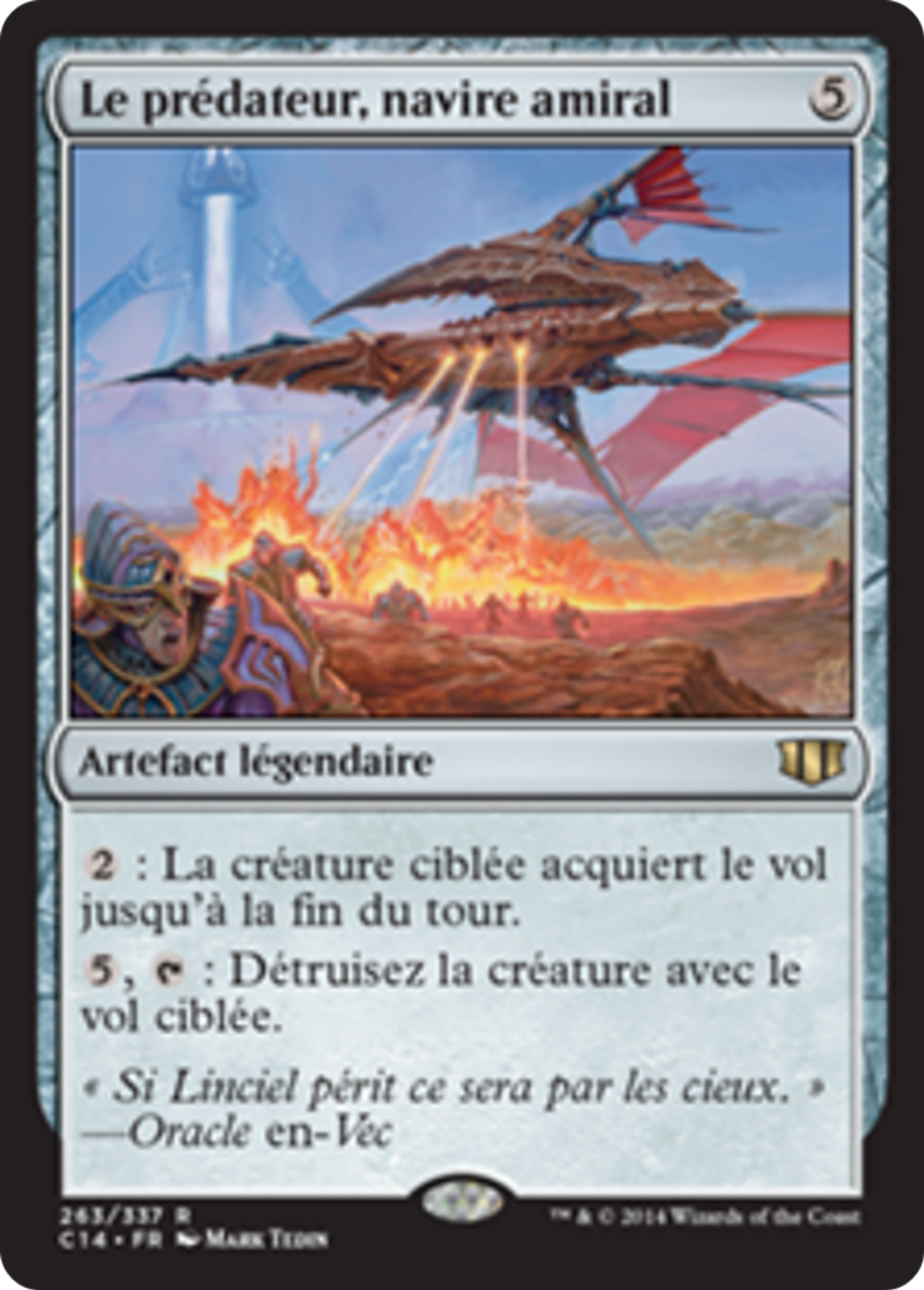 Le prédateur, navire amiral — Commander 2014 — Magic: The Gathering
