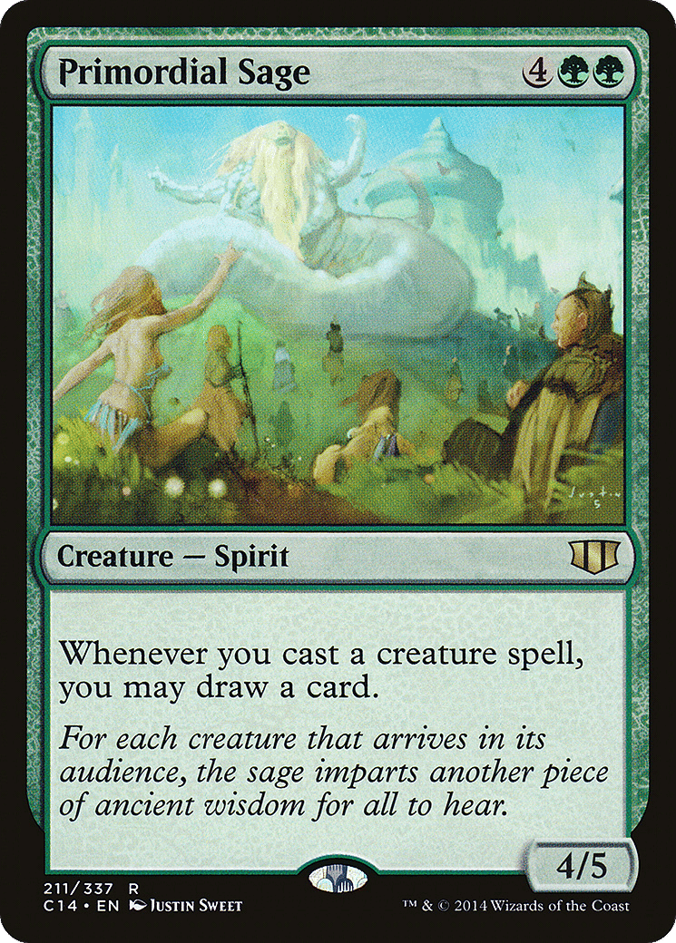 Primordial Sage — Commander 2014 — Magic: The Gathering
