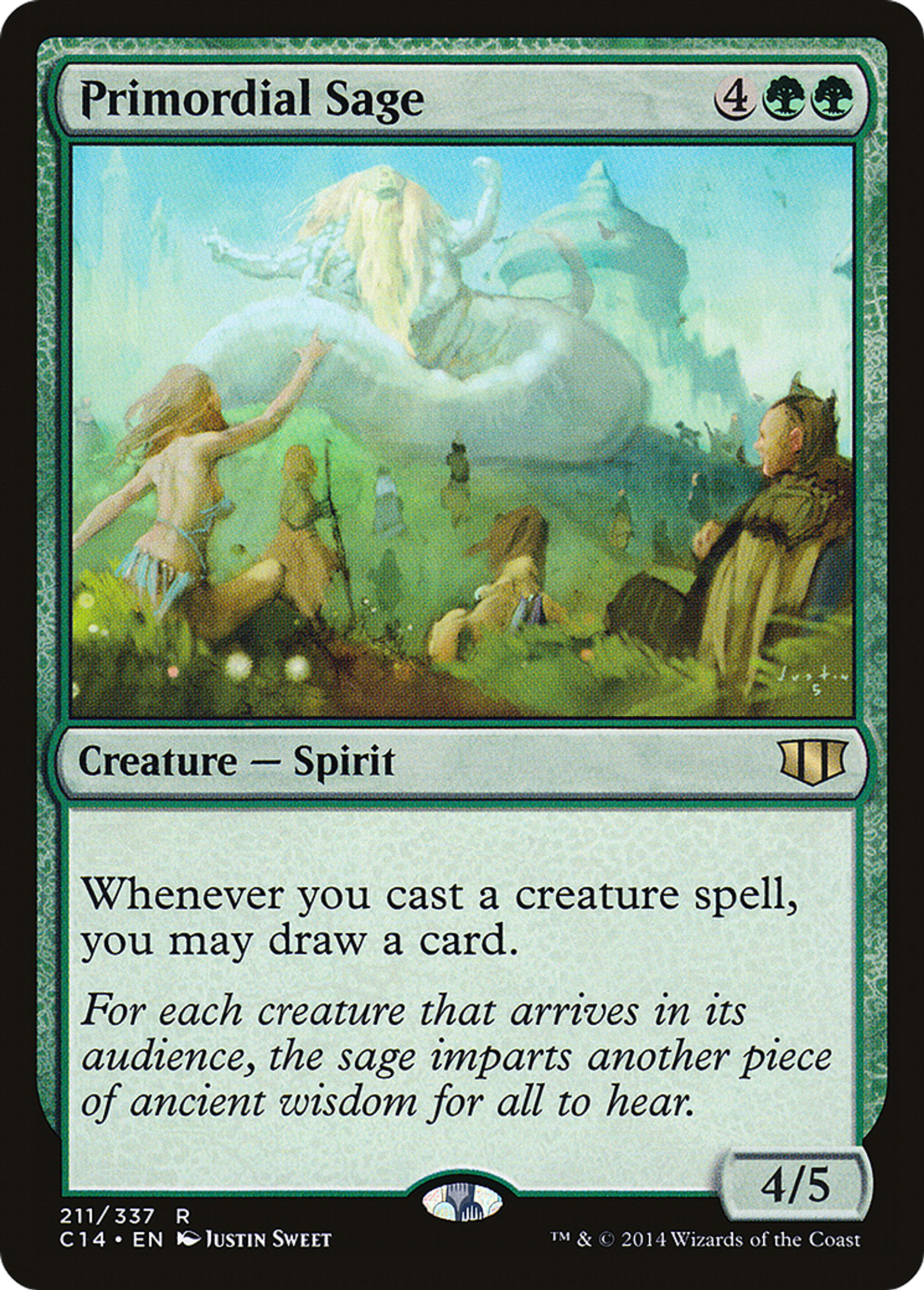 Primordial Sage — Commander 2014 — Magic: The Gathering