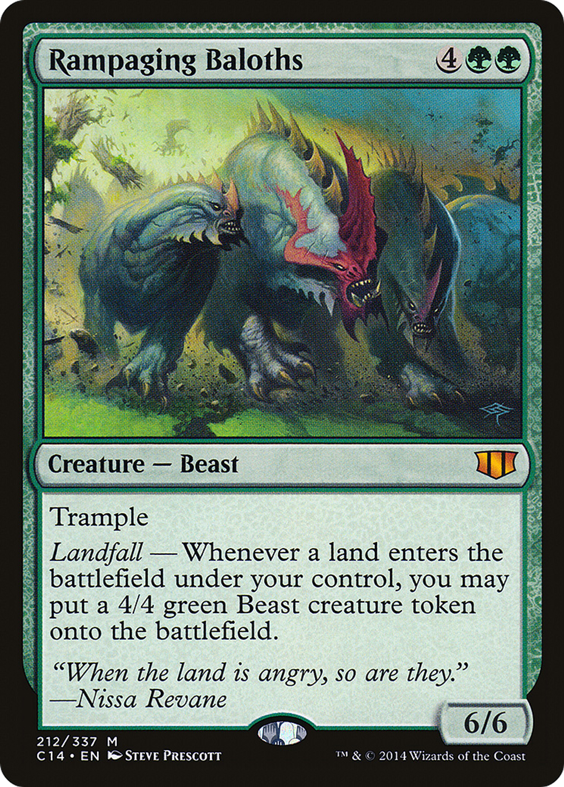 Rampaging Baloths — Commander 2014 — Magic: The Gathering
