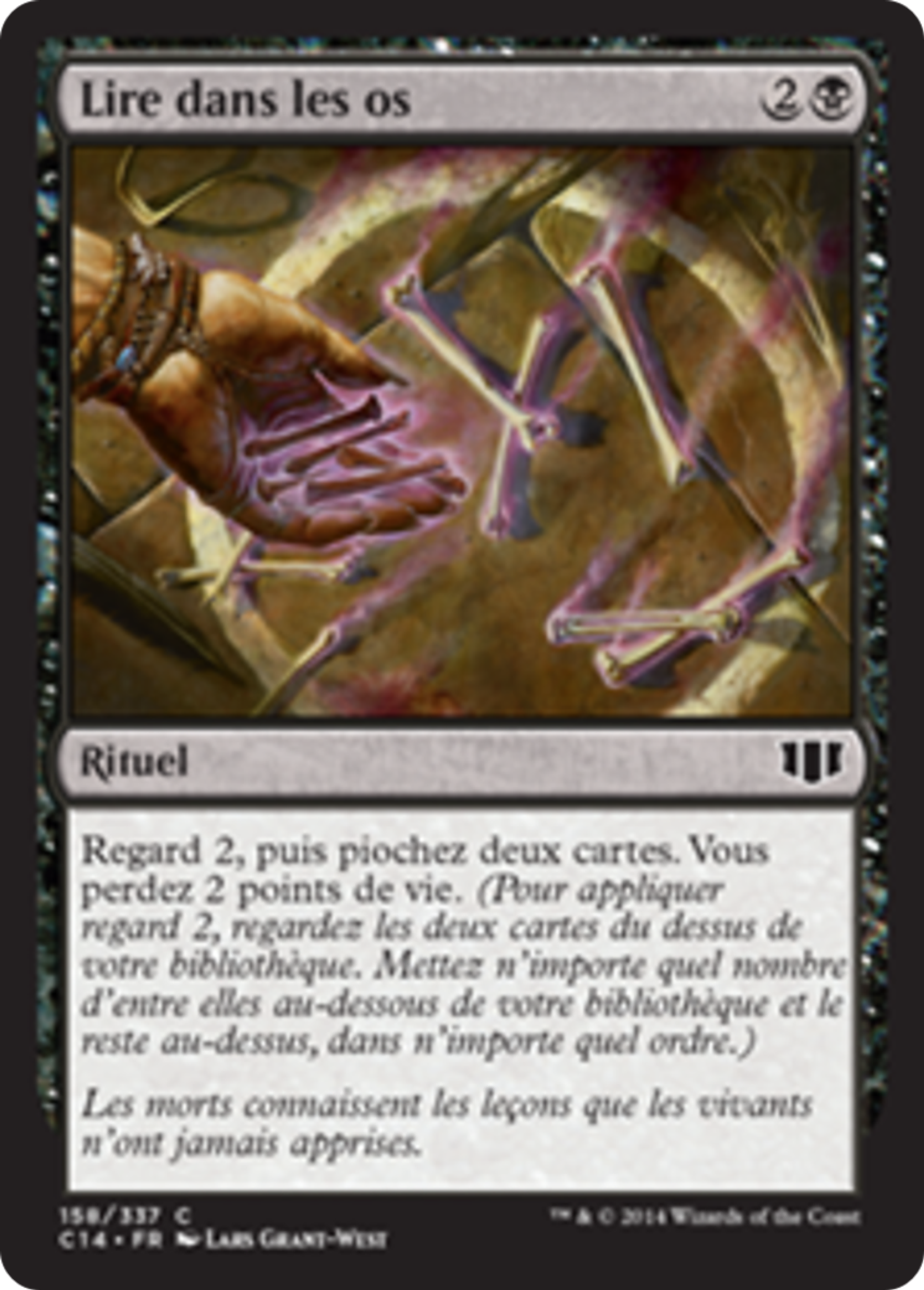 Lire dans les os — Commander 2014 — Magic: The Gathering