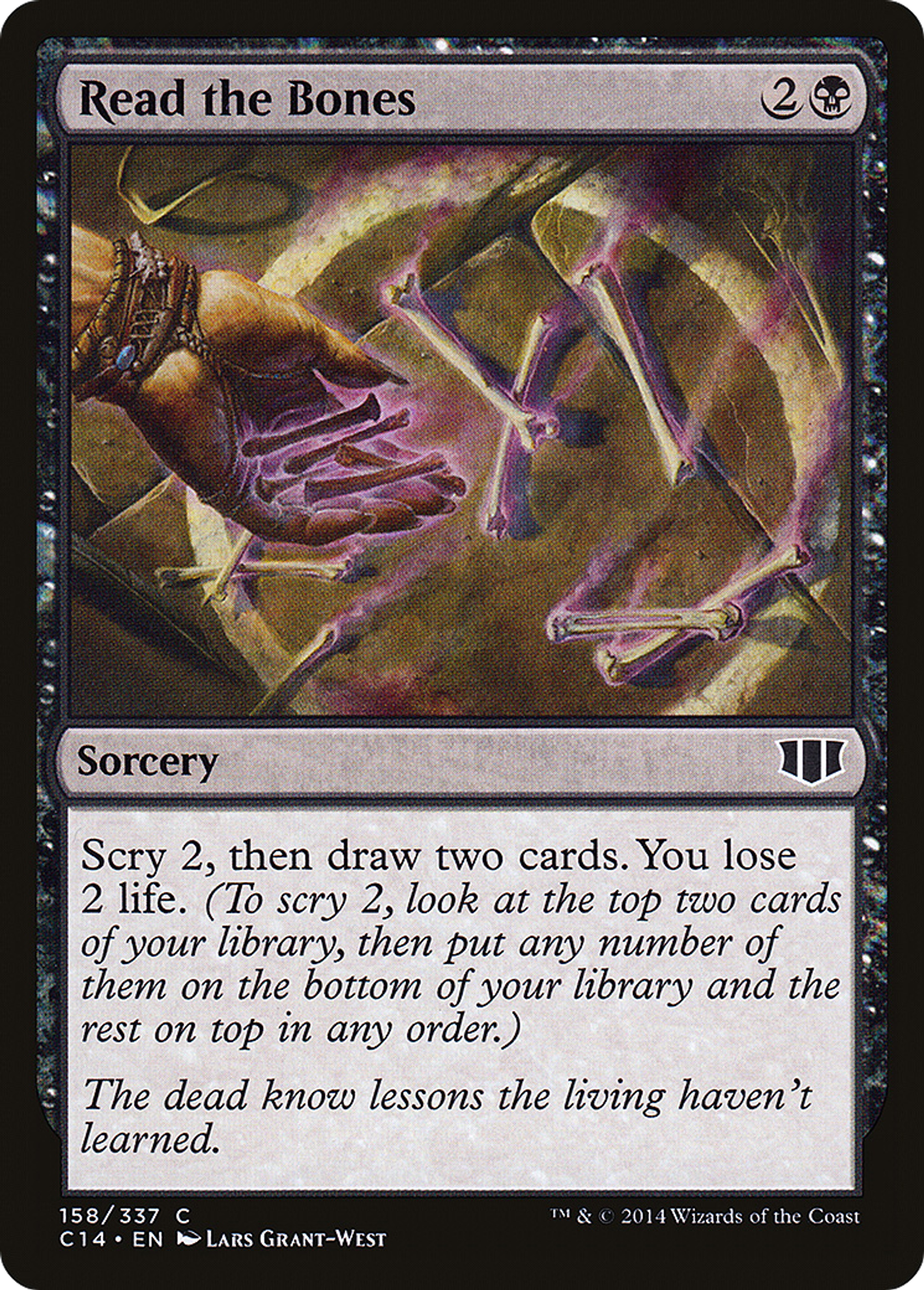 Read the Bones — Commander 2014 — Magic: The Gathering