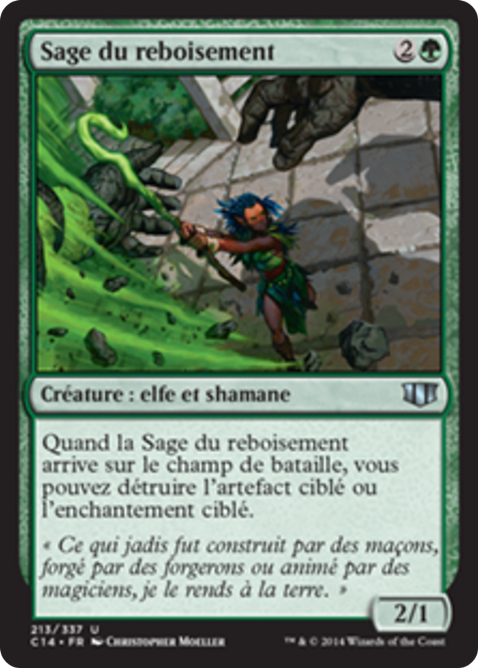 Sage du reboisement — Commander 2014 — Magic: The Gathering