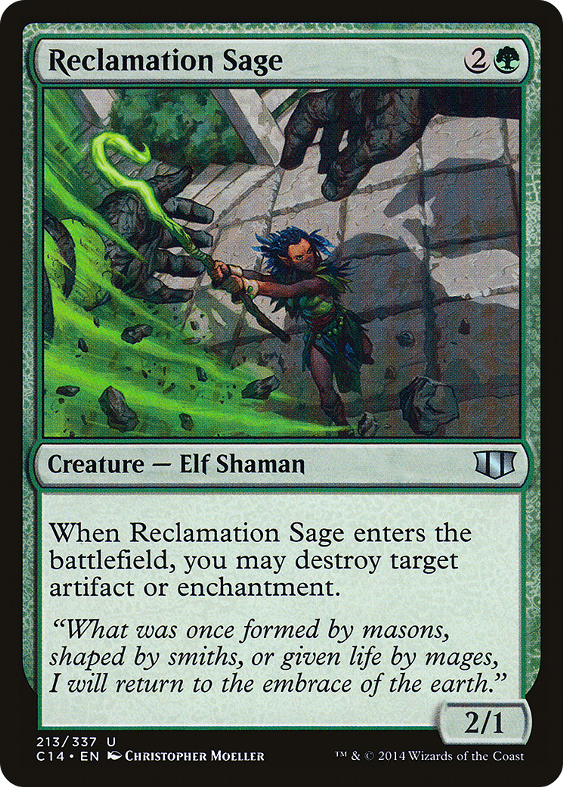 Reclamation Sage — Commander 2014 — Magic: The Gathering