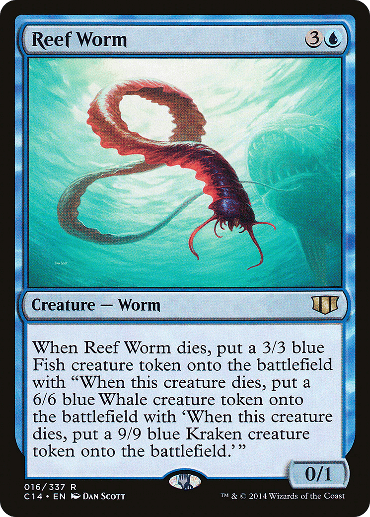 Reef Worm — Commander 2014 — Magic: The Gathering