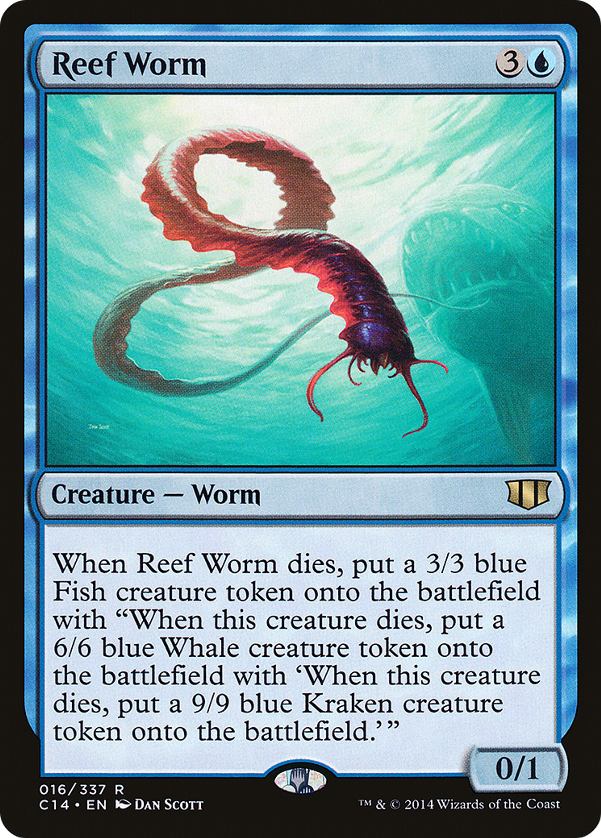 Reef Worm — Commander 2014 — Magic: The Gathering