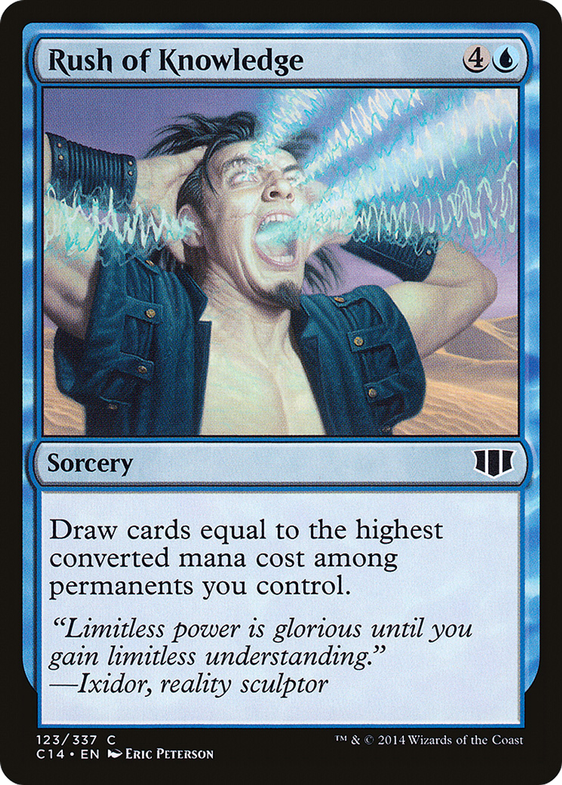 Rush of Knowledge — Commander 2014 — Magic: The Gathering