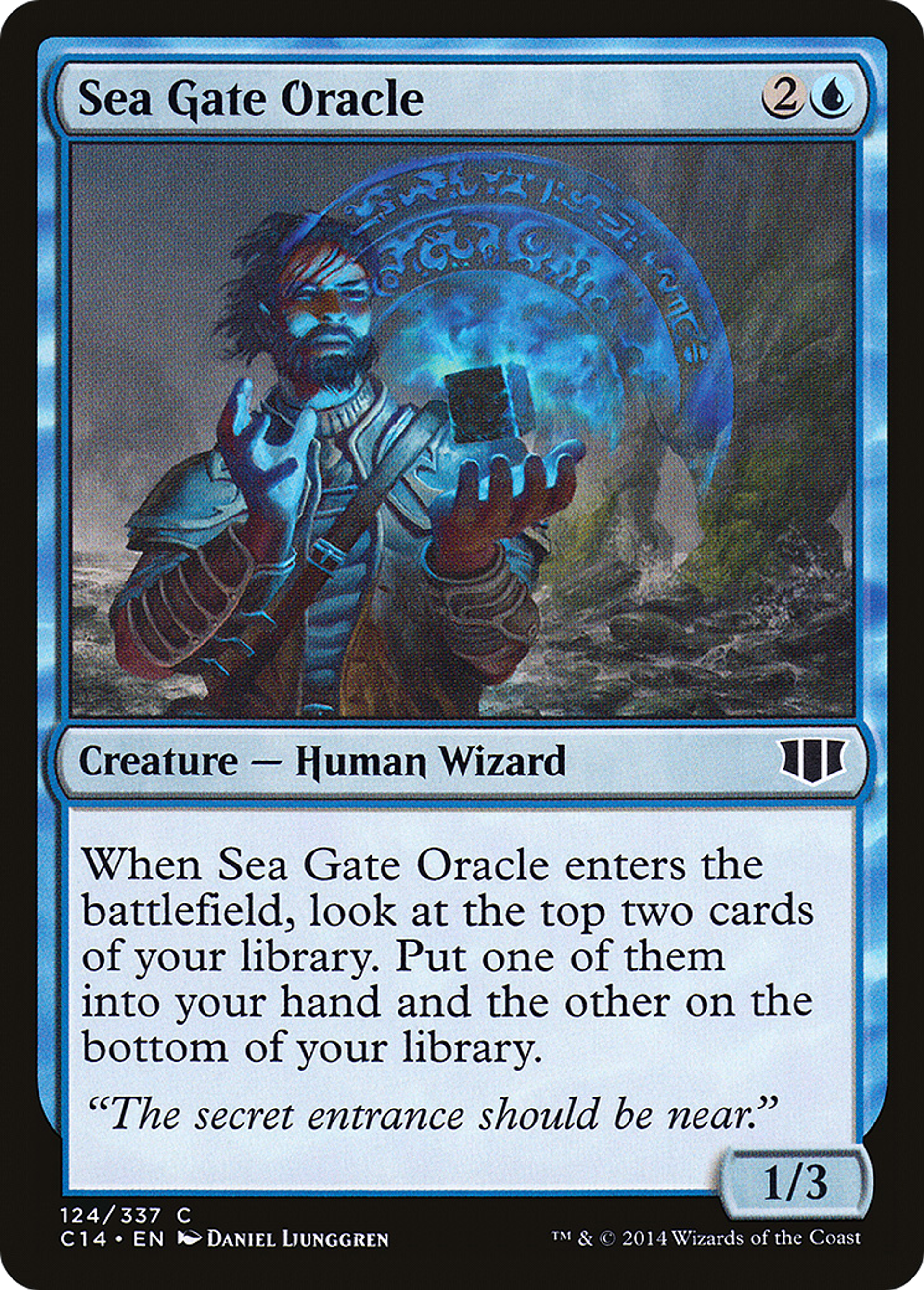 Sea Gate Oracle — Commander 2014 — Magic: The Gathering