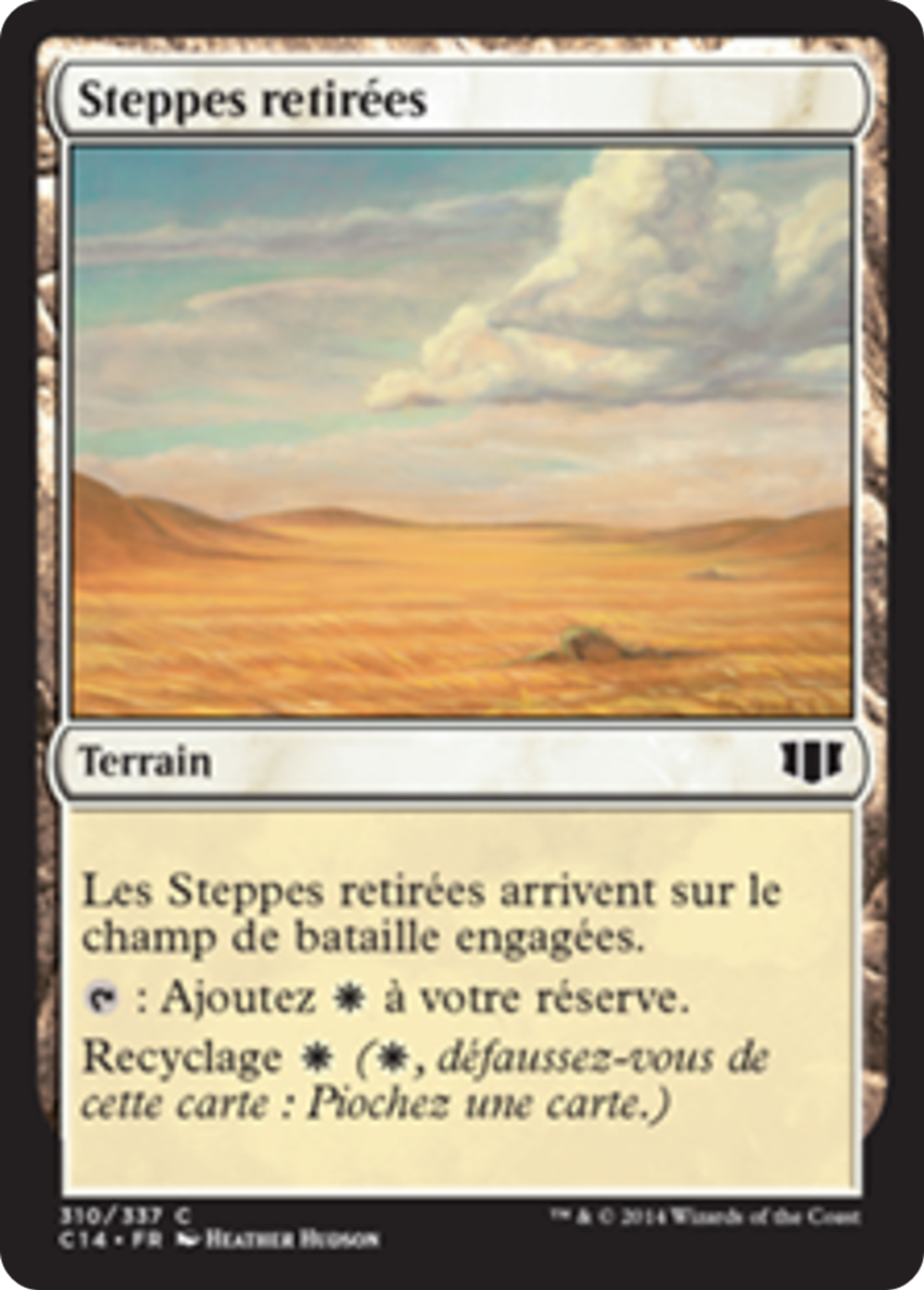 Steppes retirées — Commander 2014 — Magic: The Gathering