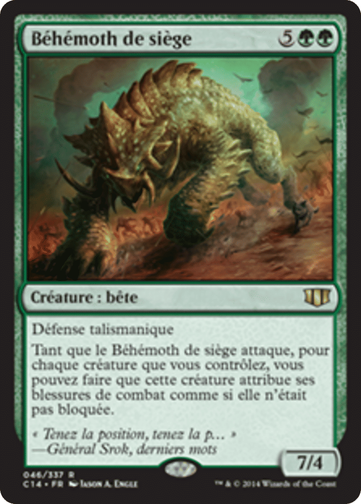 Béhémoth de siège — Commander 2014 — Magic: The Gathering
