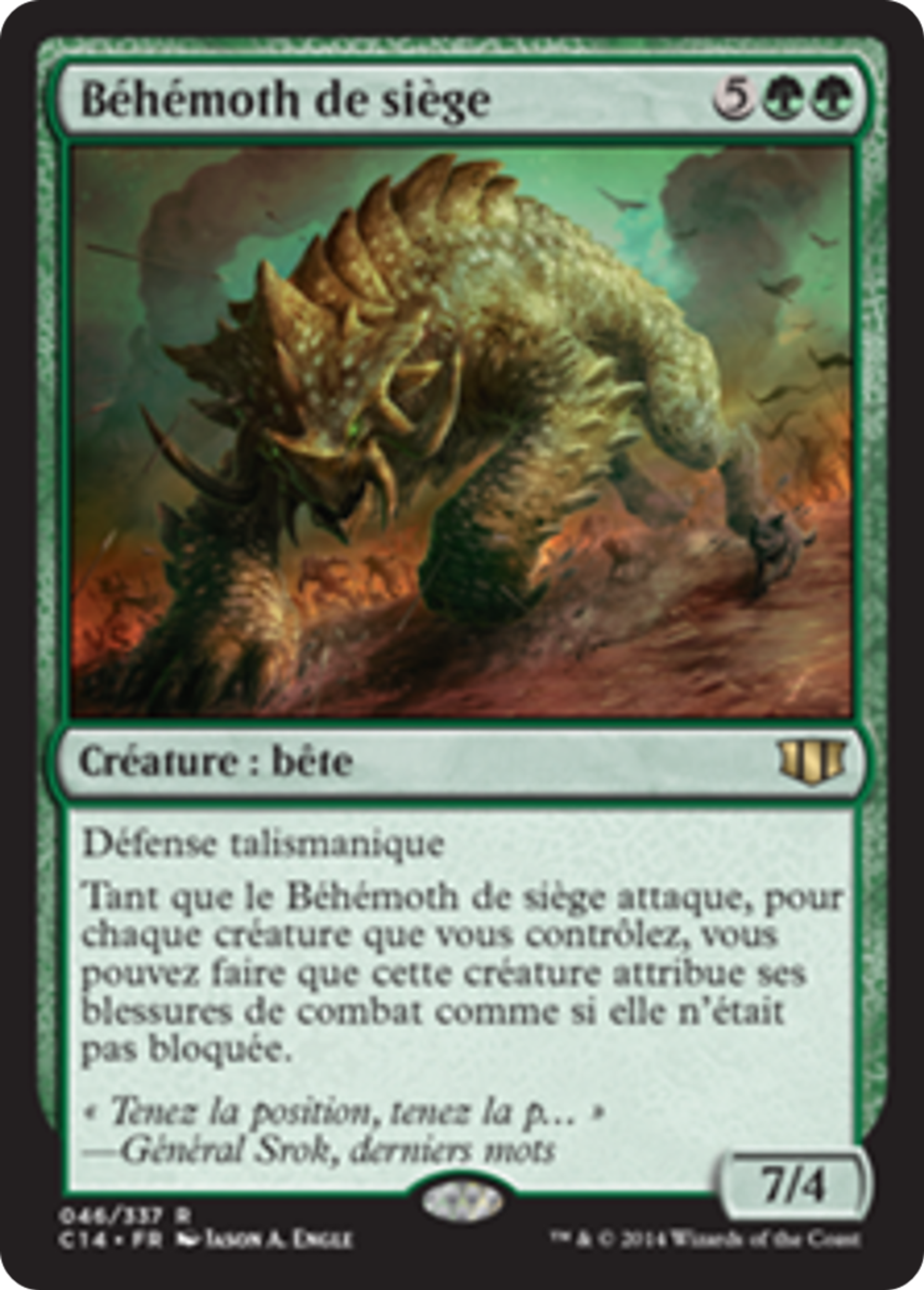 Béhémoth de siège — Commander 2014 — Magic: The Gathering