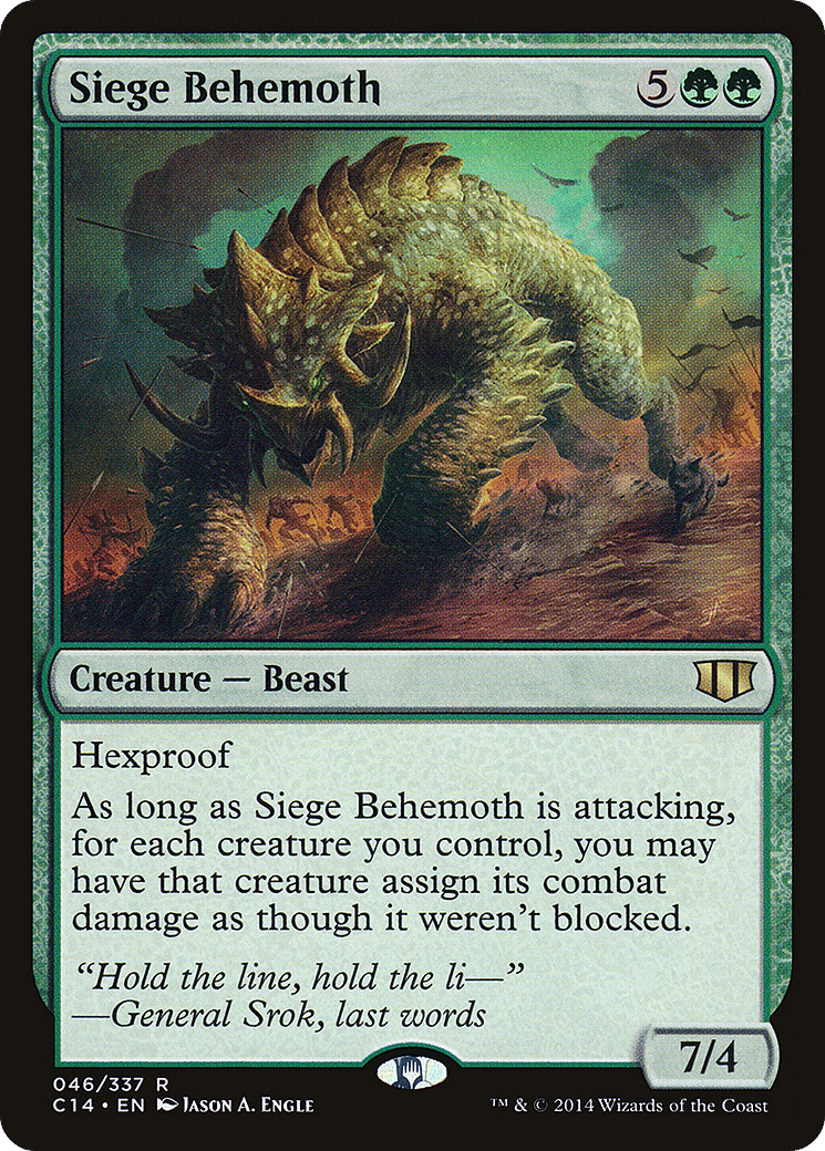 Siege Behemoth — Commander 2014 — Magic: The Gathering
