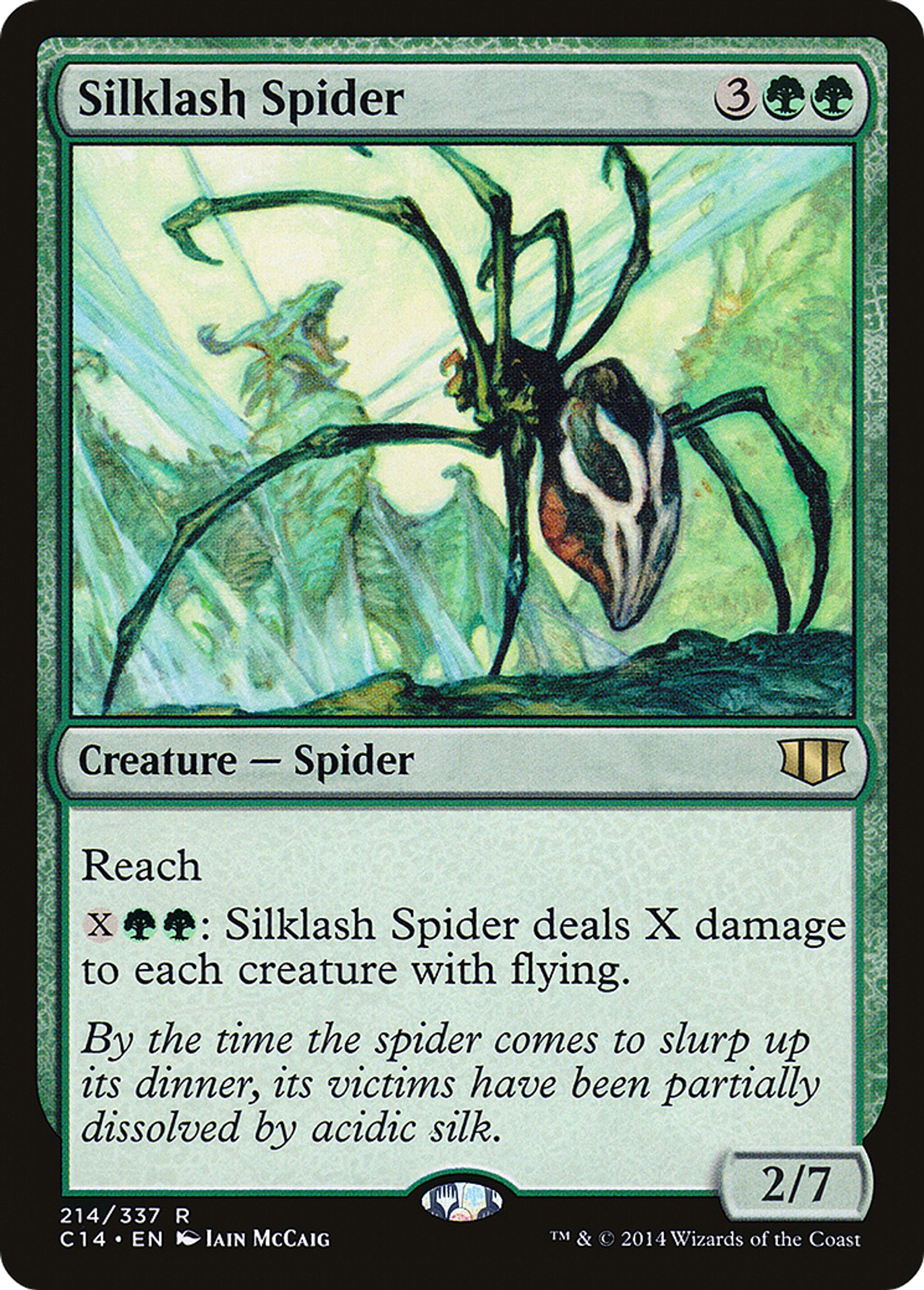 Silklash Spider — Commander 2014 — Magic: The Gathering
