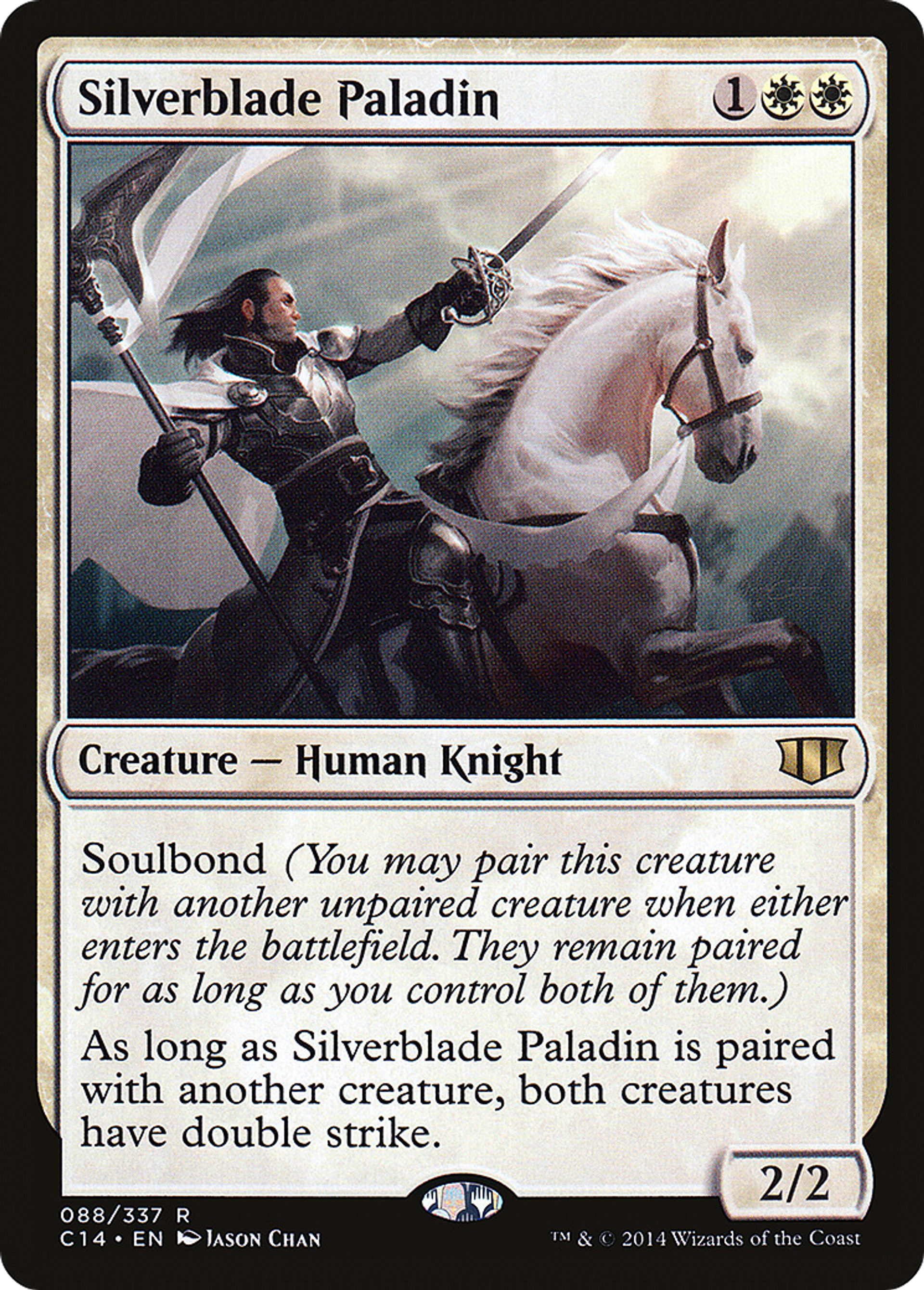 Silverblade Paladin — Commander 2014 — Magic: The Gathering
