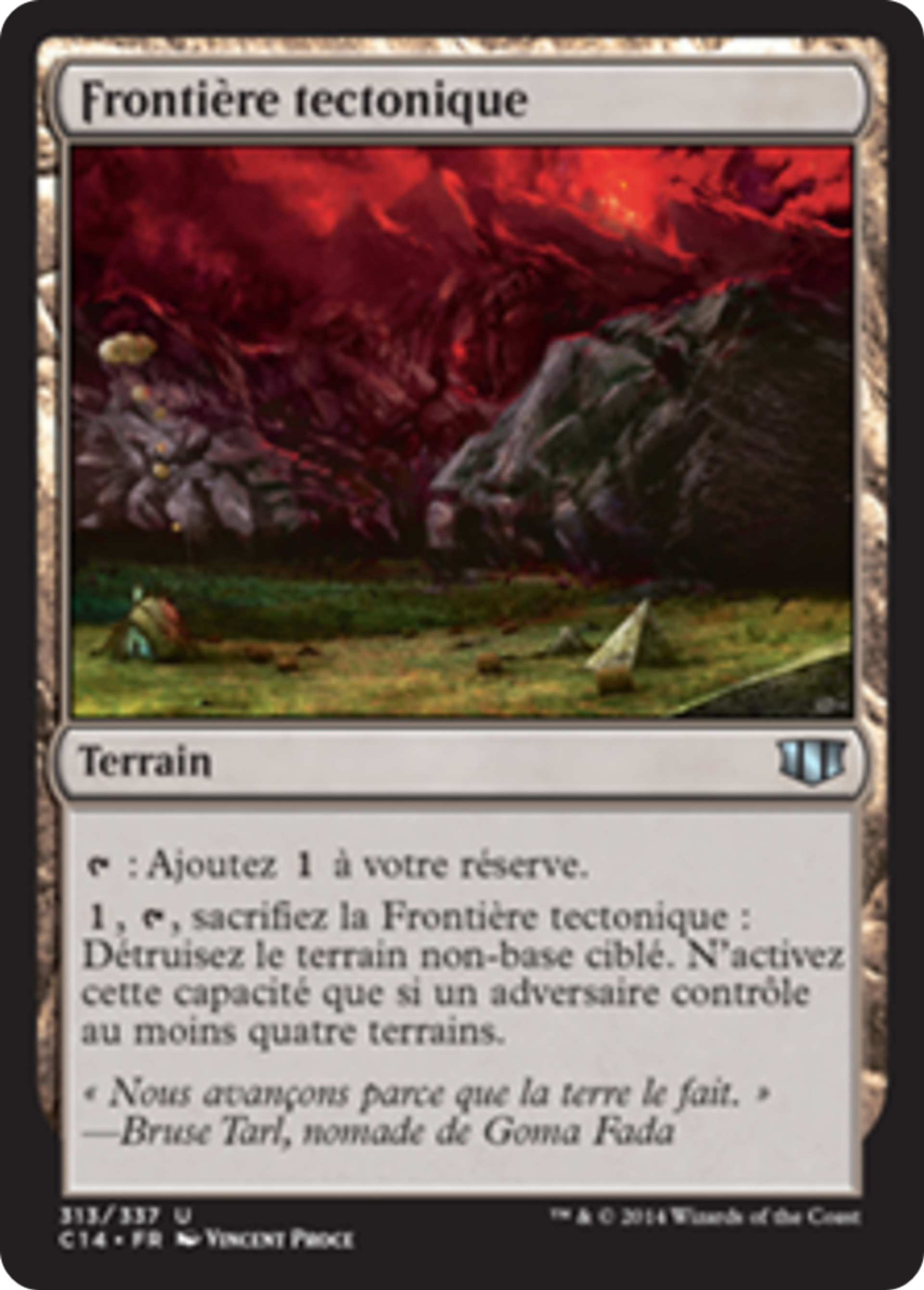 Frontière tectonique — Commander 2014 — Magic: The Gathering