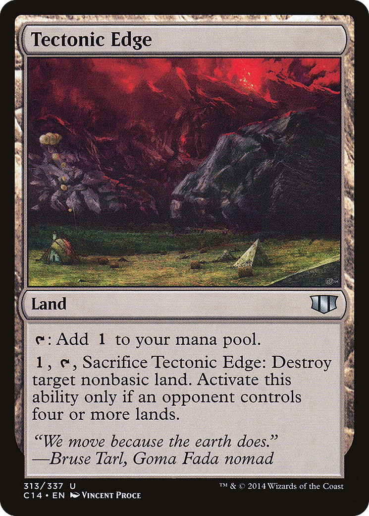 Tectonic Edge — Commander 2014 — Magic: The Gathering
