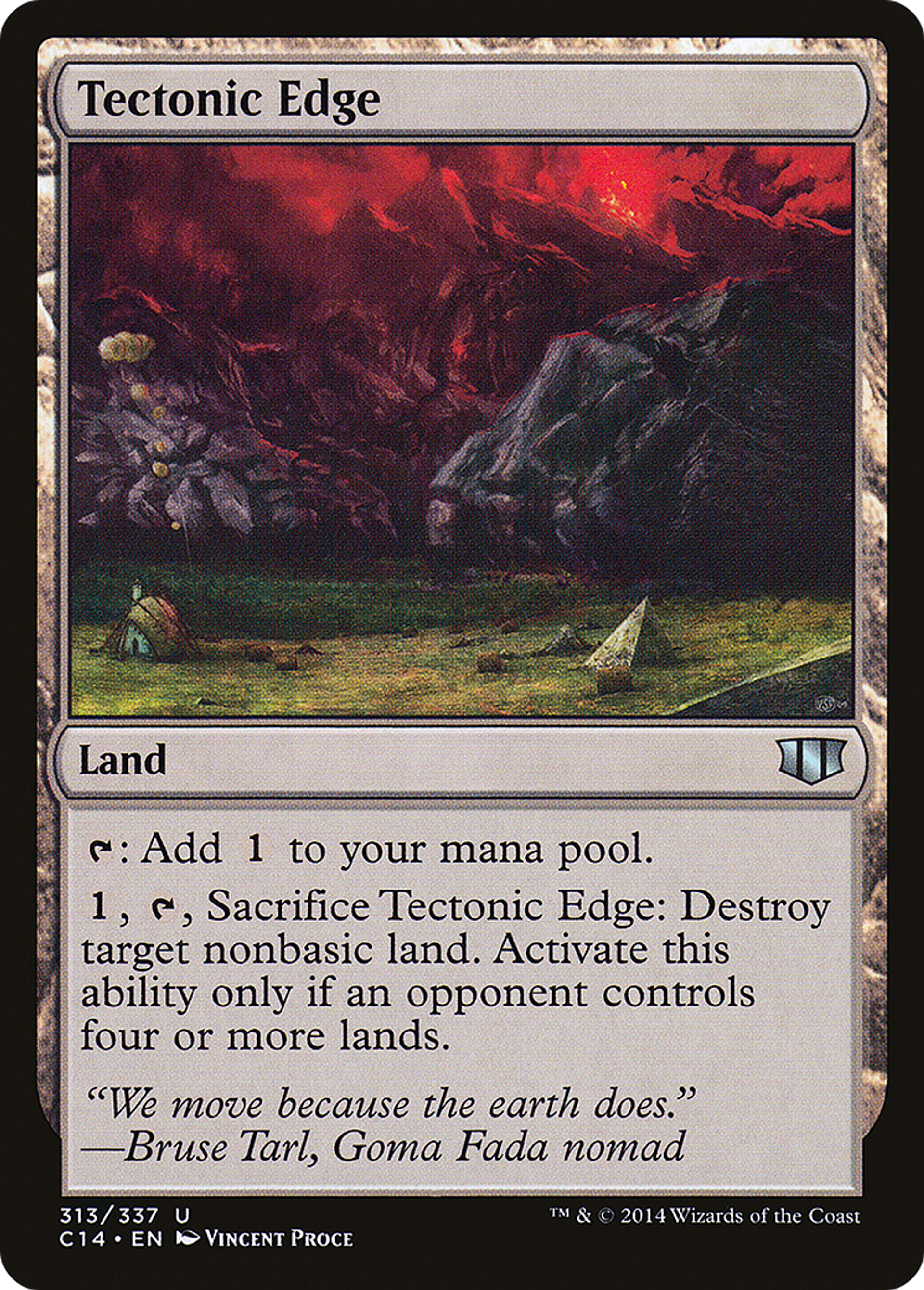Tectonic Edge — Commander 2014 — Magic: The Gathering