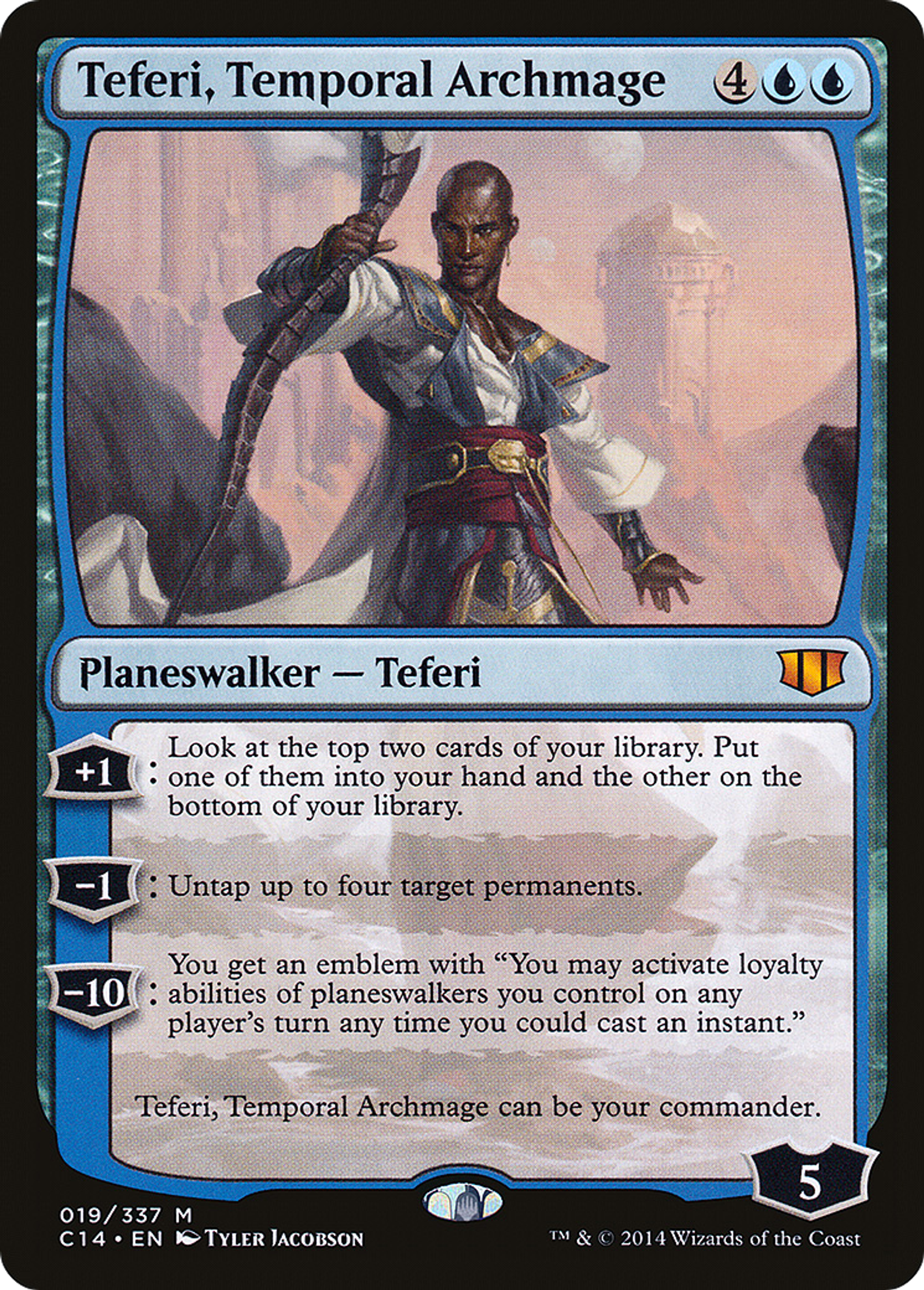 Teferi, Temporal Archmage — Commander 2014 — Magic: The Gathering