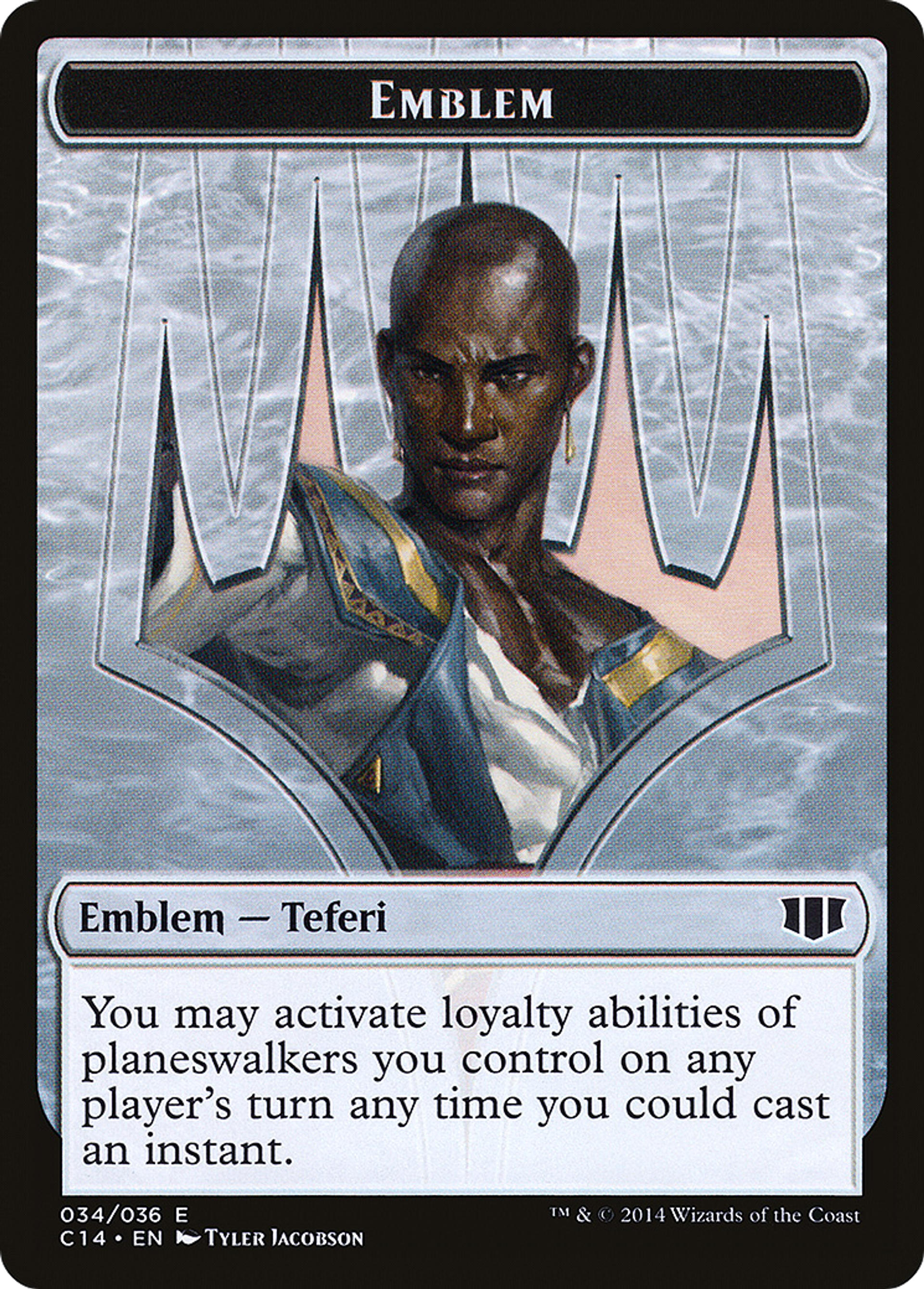 Teferi, Temporal Archmage Emblem — Commander 2014 — Magic: The Gathering
