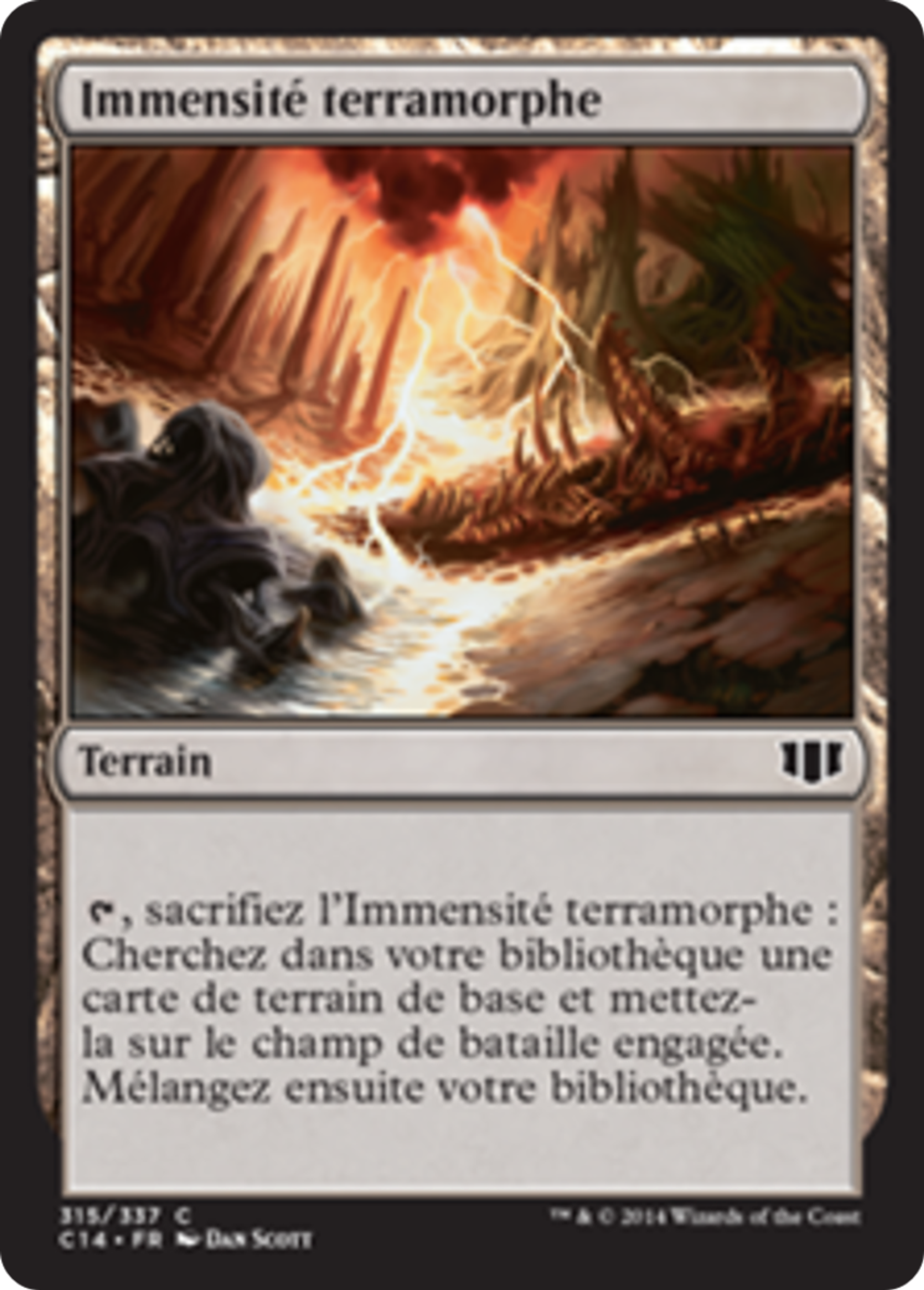 Immensité terramorphe — Commander 2014 — Magic: The Gathering