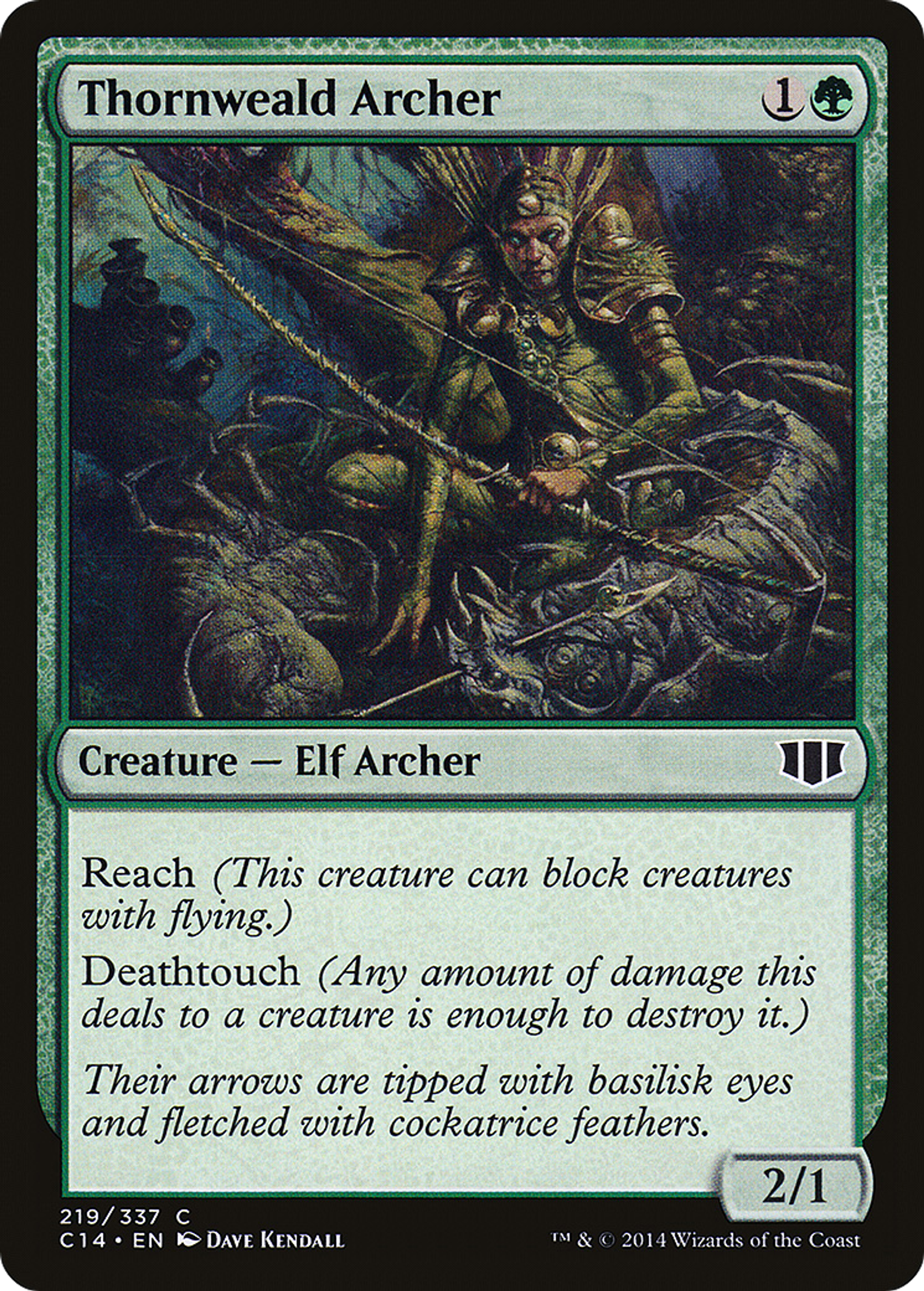 Thornweald Archer — Commander 2014 — Magic: The Gathering