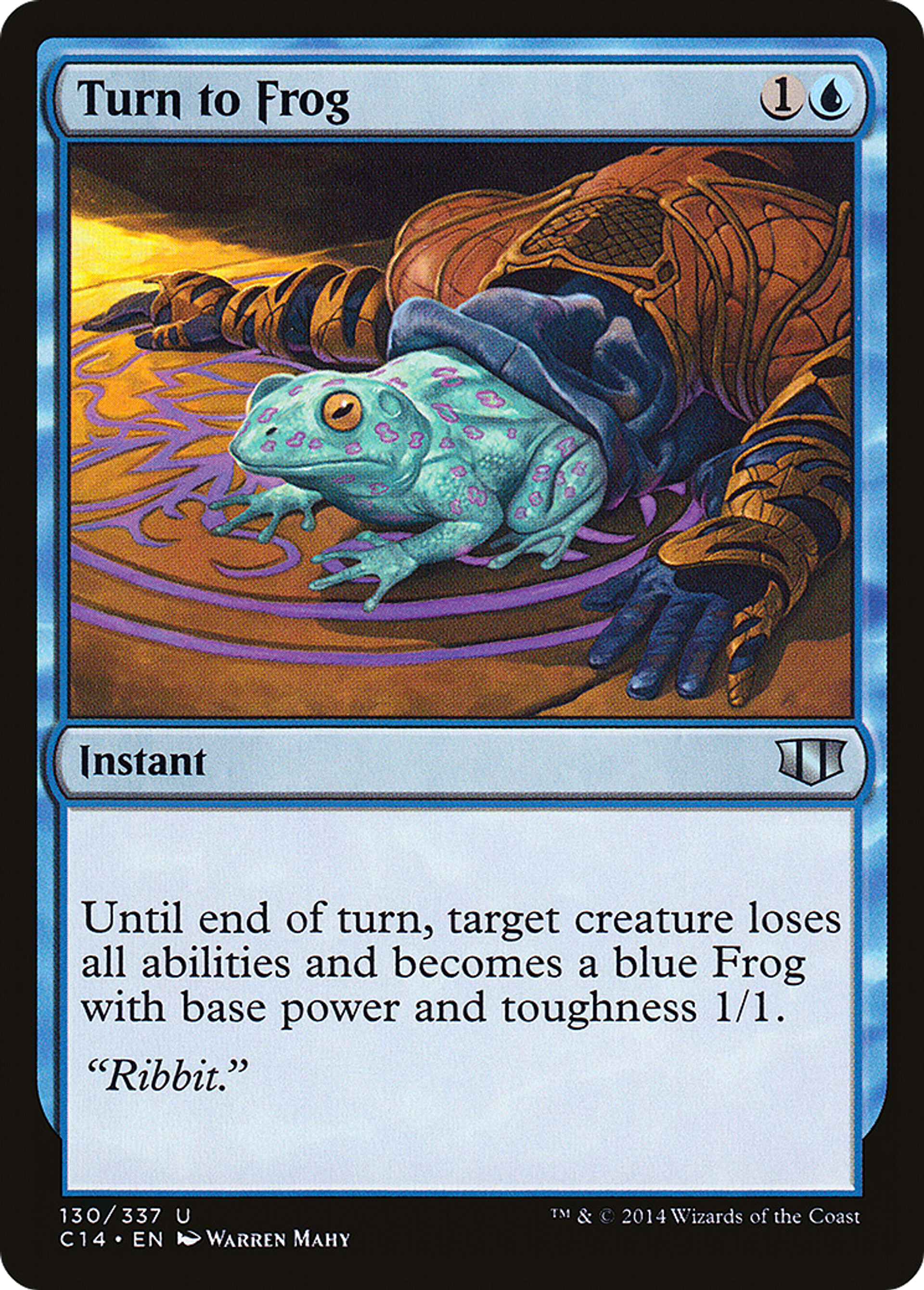 Turn to Frog — Commander 2014 — Magic: The Gathering