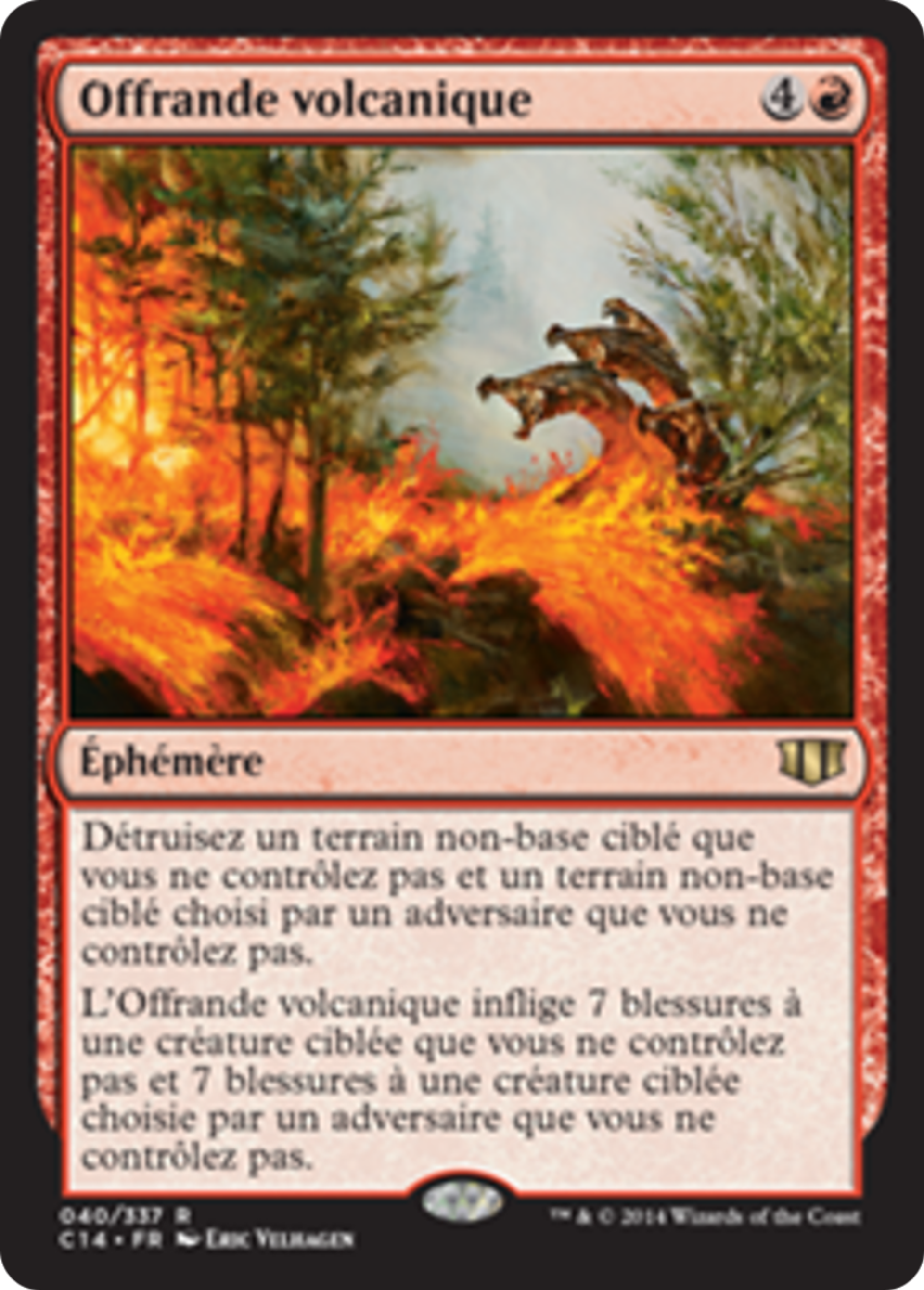 Offrande volcanique — Commander 2014 — Magic: The Gathering